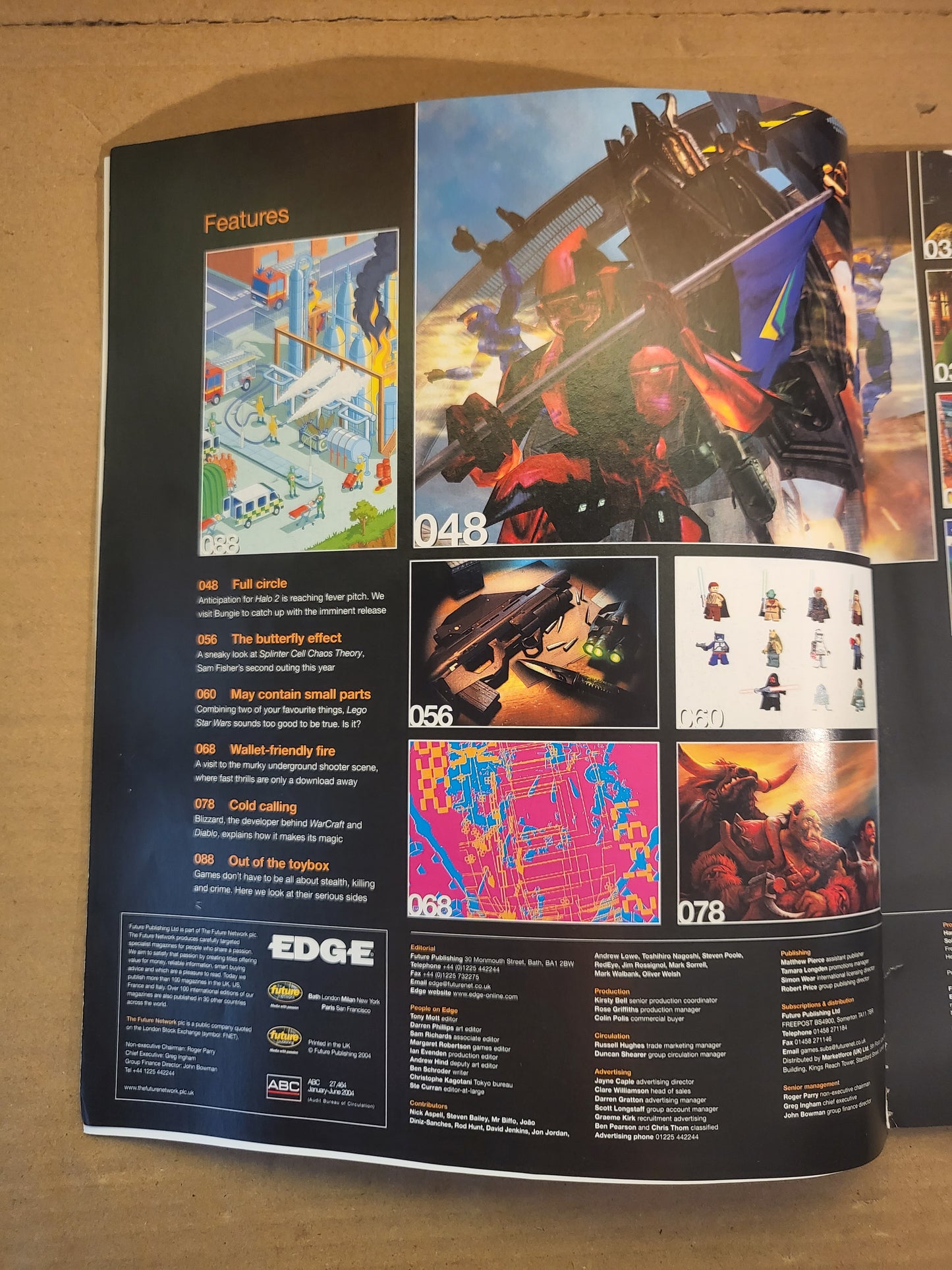 Edge Magazine October 2004 #141 (705) Splinter Cell 3 Lego Star Wars GTA