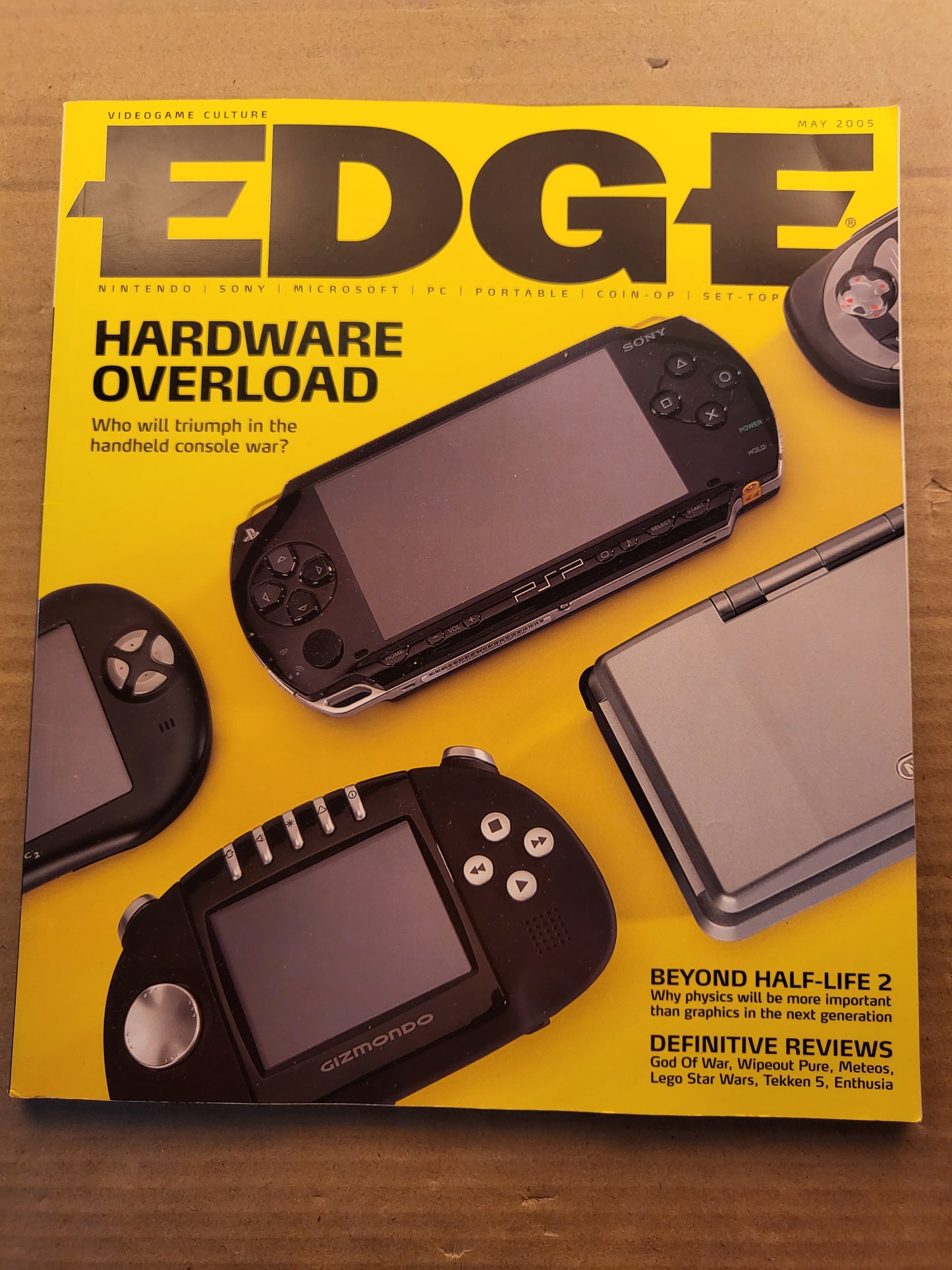 Edge Magazine May 2005 #144 (705) God of War Lego Star Wars Tekken 5 Wipeout Pur