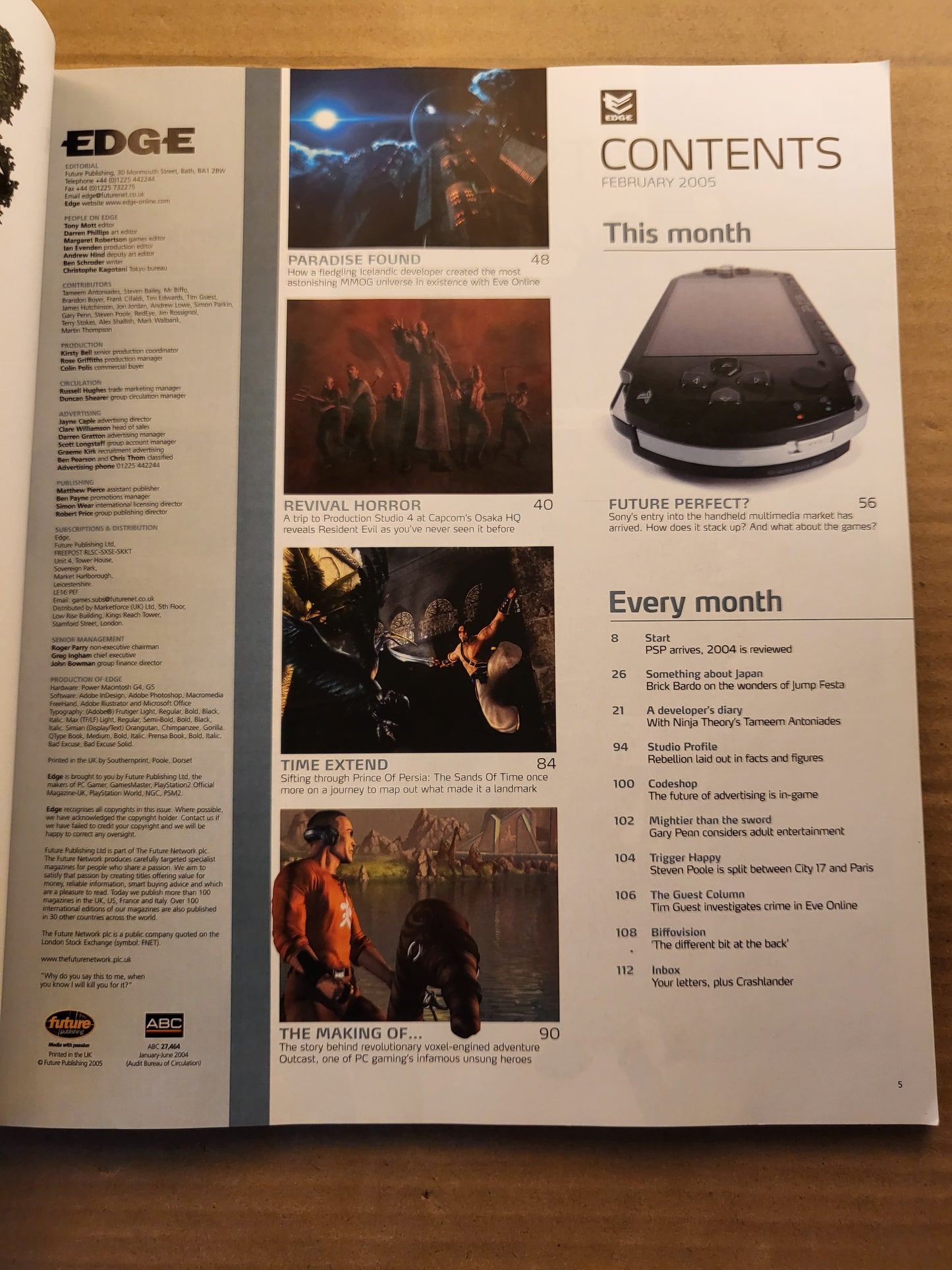 Edge Magazine February 2005 #146 (705) Star Wars Oddworld Donkey Kong Lumines