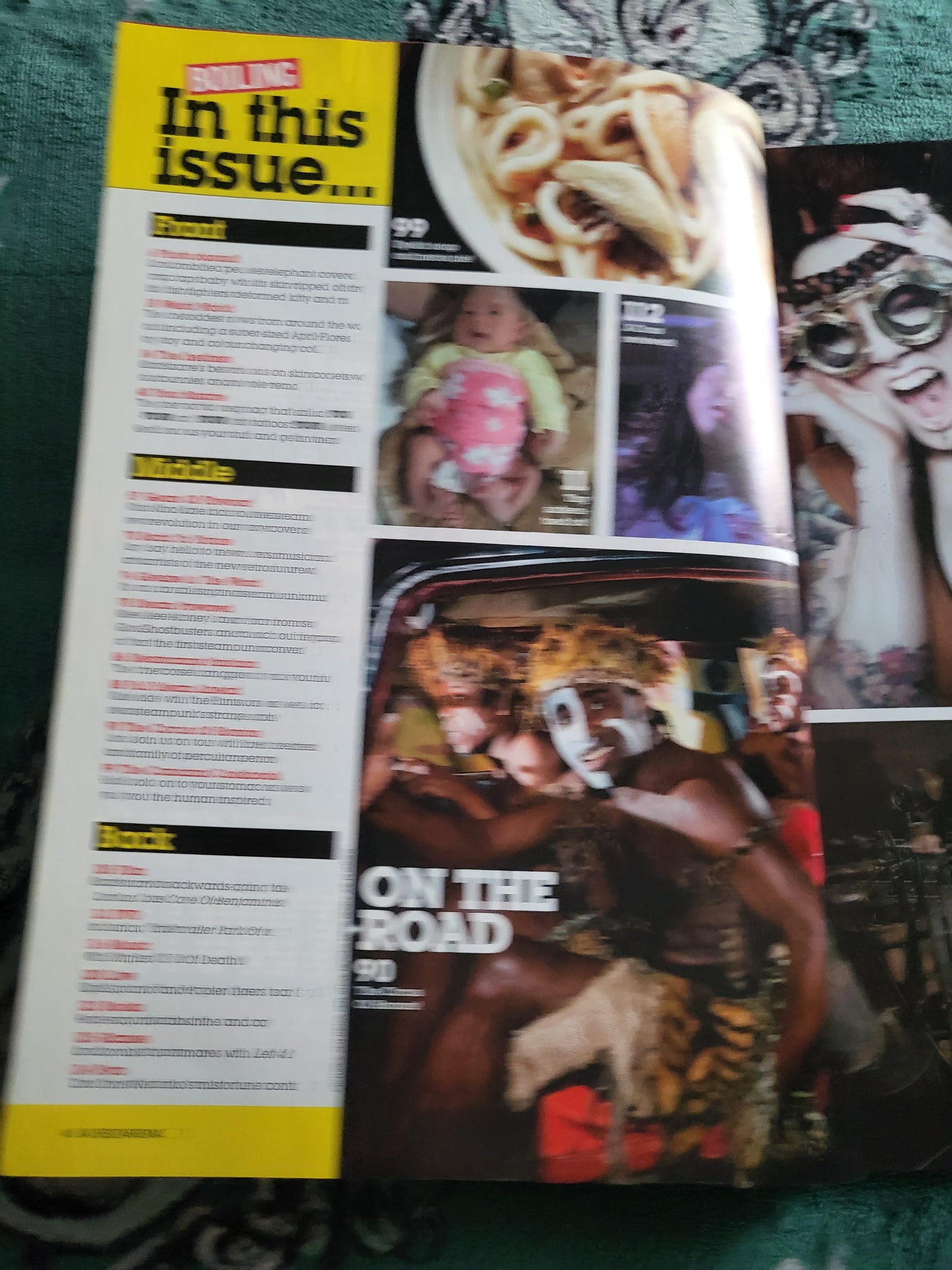 Bizarre Magazine February 2009 (769)(Rare) Abney Park Zombina Mastodon