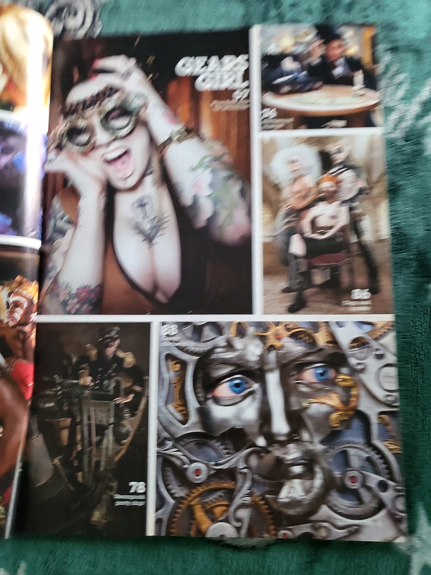 Bizarre Magazine February 2009 (769)(Rare) Abney Park Zombina Mastodon