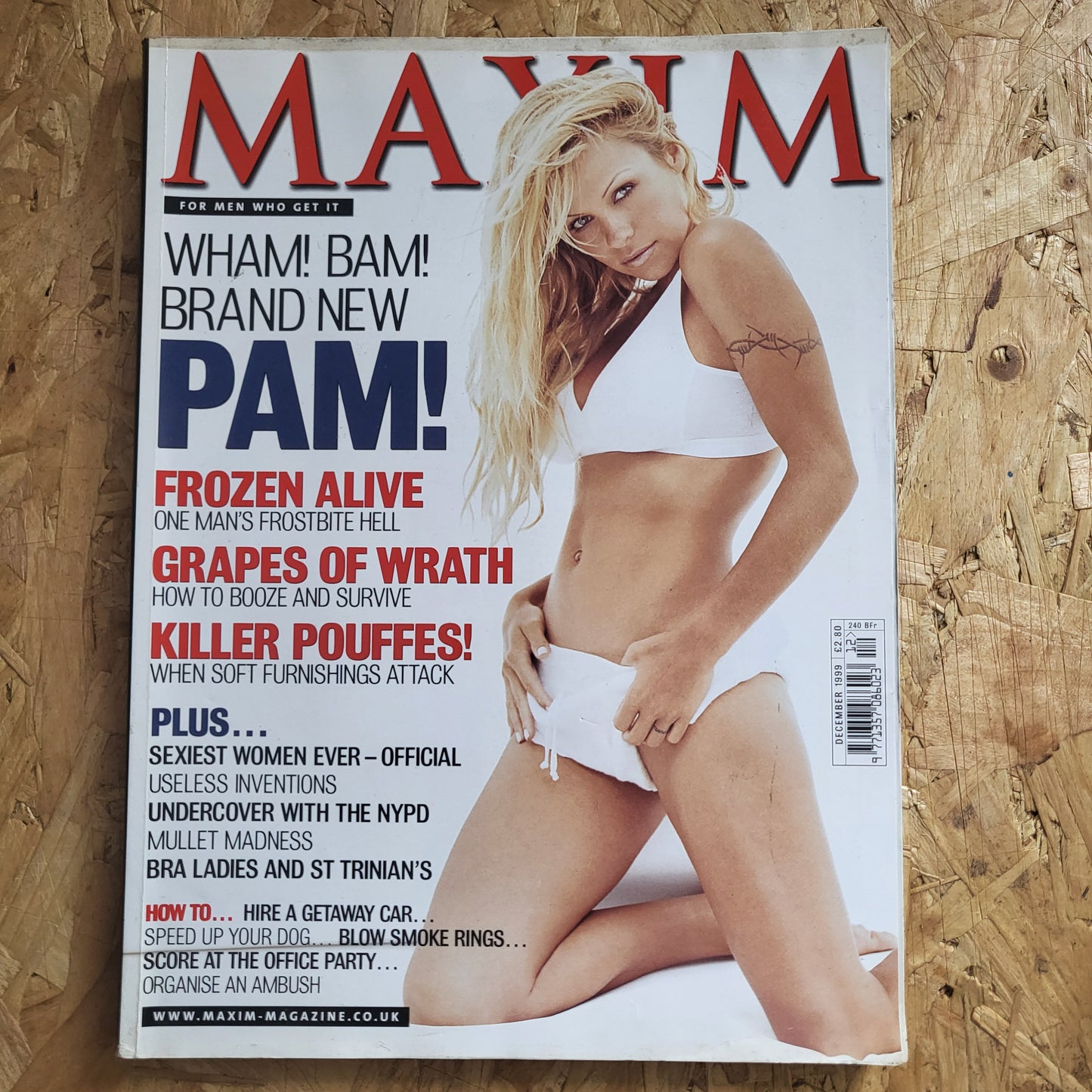 MAXIM Magazine December 1999 (1002) Pamela Anderson Kate Groombridge