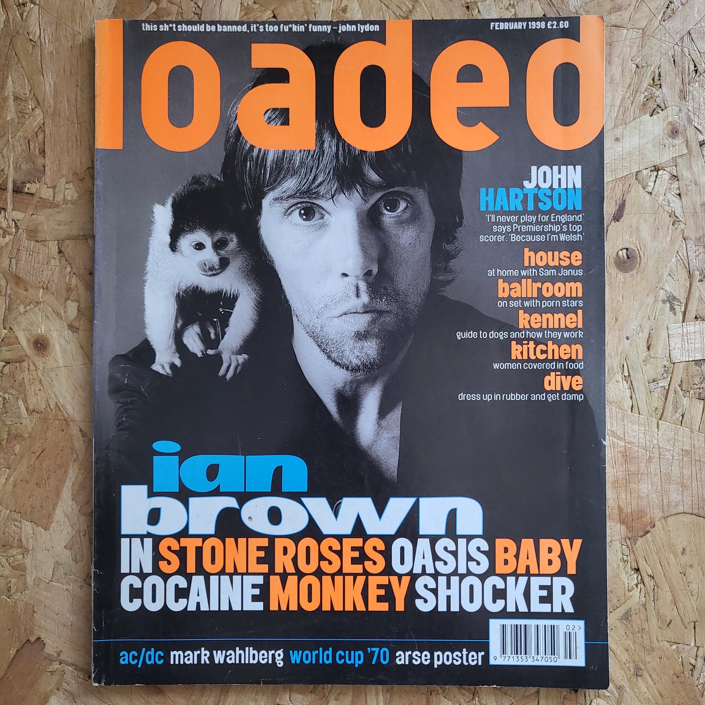 LOADED Magazine February 1998 (997) Mark Wahlberg Samantha Janus Ian Brown