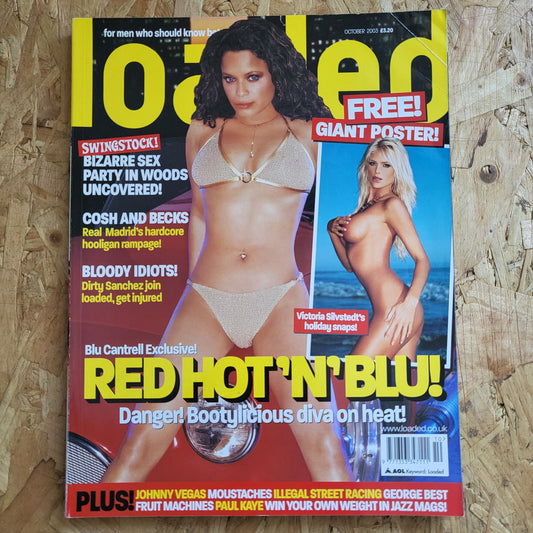 LOADED Magazine October 2003 (997) Victoria Silvstedt POSTER Blu Cantrell