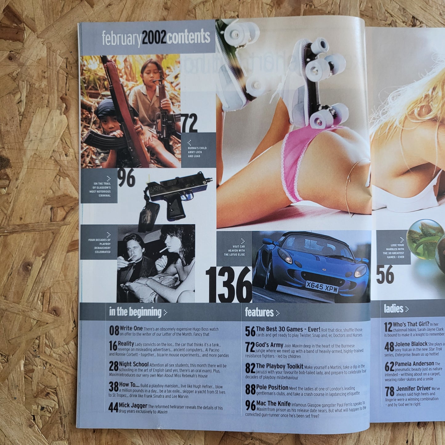 MAXIM Magazine February 2002 (999) Pamala Anderson Jennifer Driver Jolane Blalock