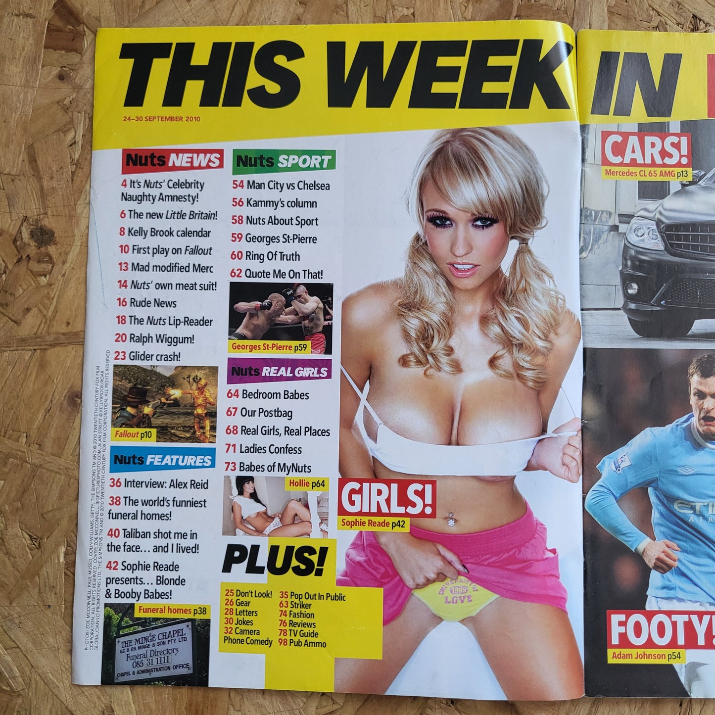 NUTS Magazine 24-30 September 2010 (1000) Sophie Reade KELLY BROOK