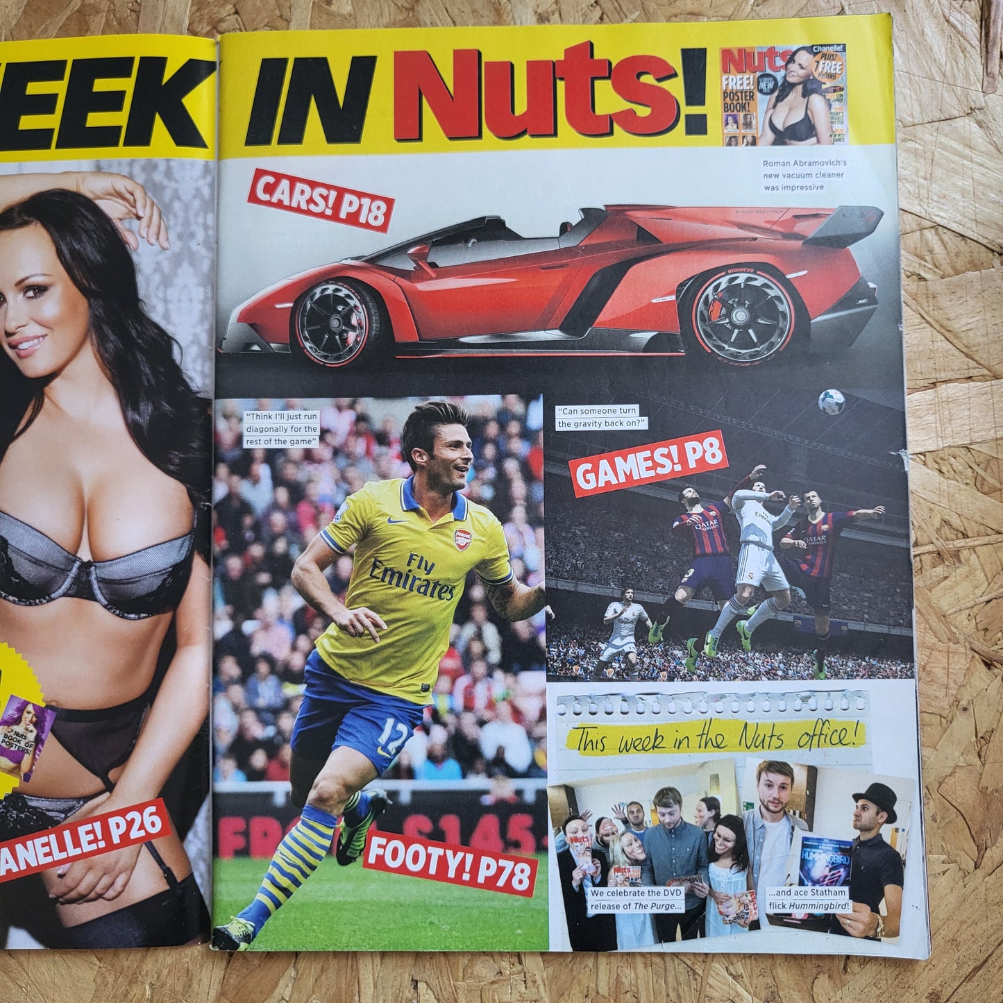 NUTS 1-7 November 2013 (1000) POSTER Chanelle Hayes Holly Hagan Holly Peers