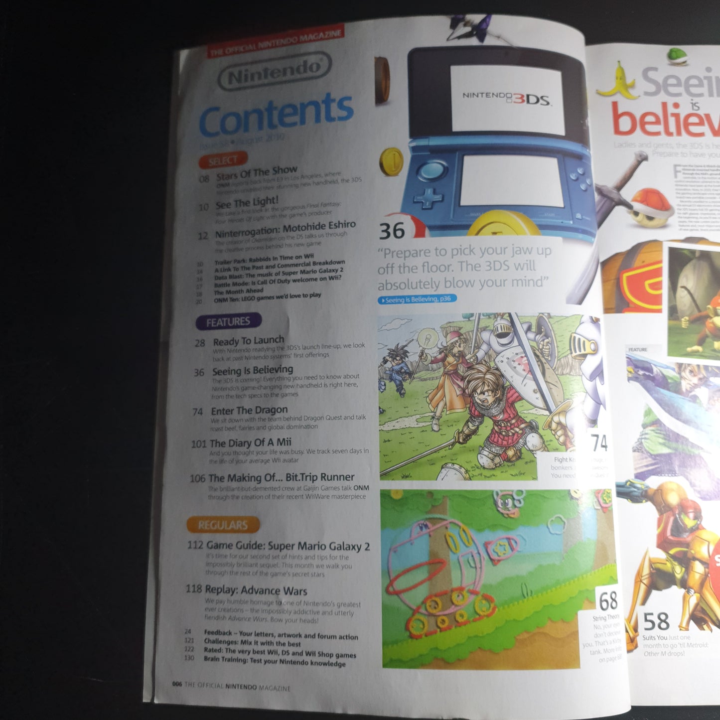 Official Nintendo Magazine August 2010 No 58(Rare)(309)Dragon Quest Harry Potter