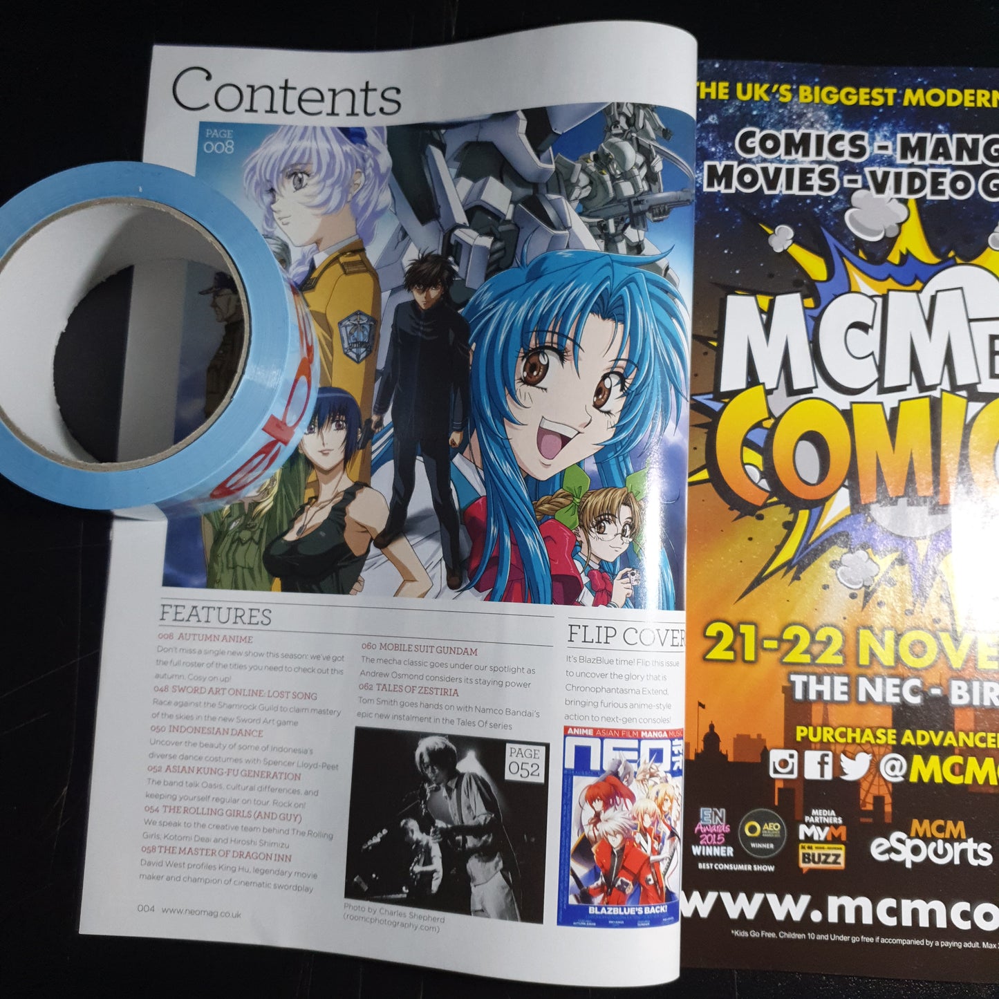 Neo Magazine December 2015 UK No 143 Anime Manga (Rare)(311) Samurai Jam Gate