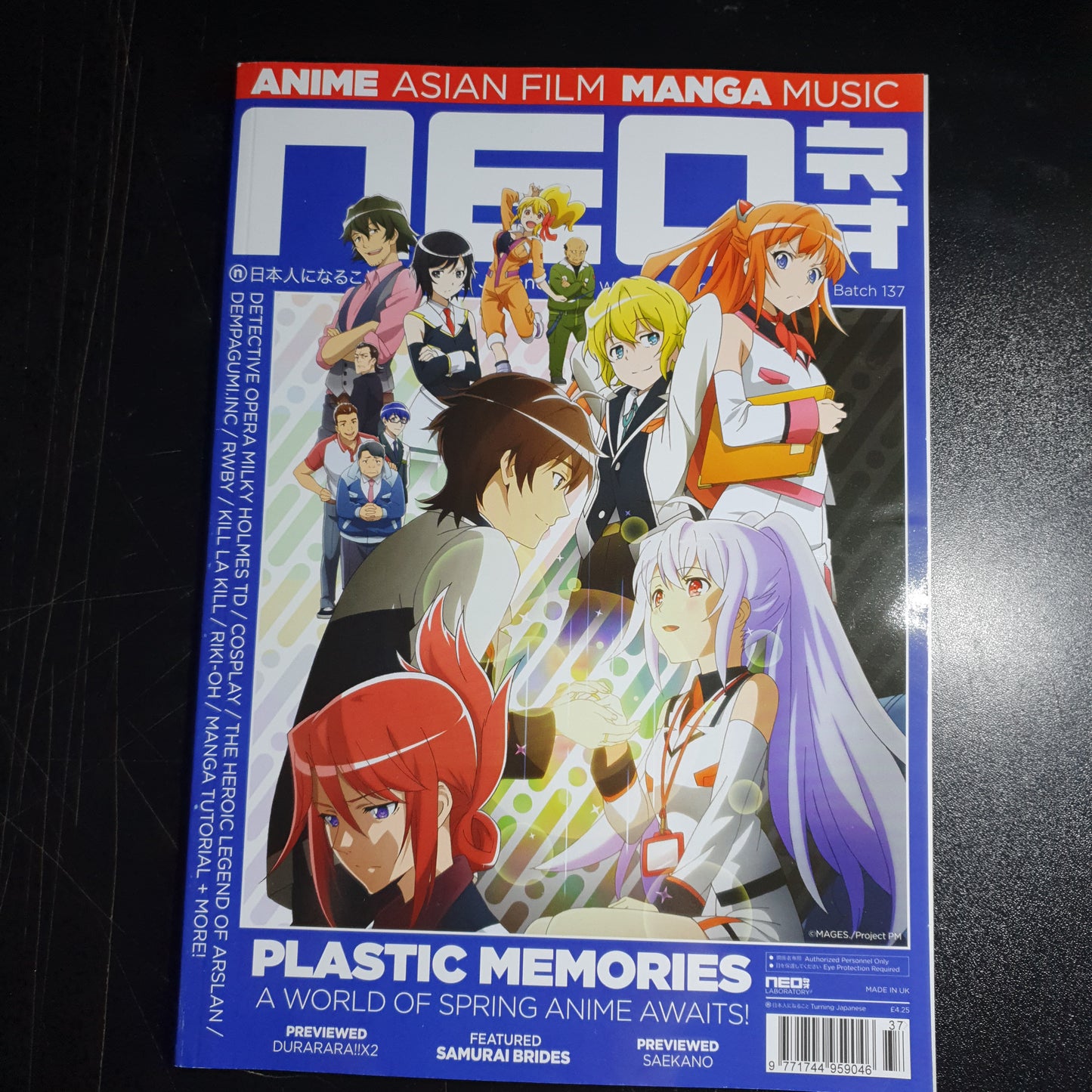 Neo Magazine June 2015 Anime Manga UK No 138 (Rare)(311) Durarara!!X2