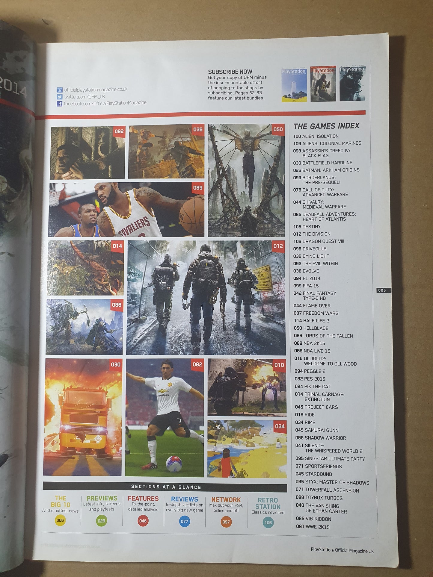 PlayStation Official Magazine UK Christmas 2014 (376) Issue 104 Hellblade PS4 20 Years