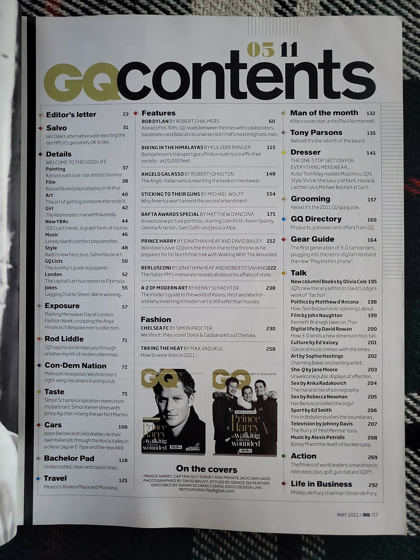 GQ Magazine May 2011 British (401) Prince Harry Exclusive Jessica Alba Gemma