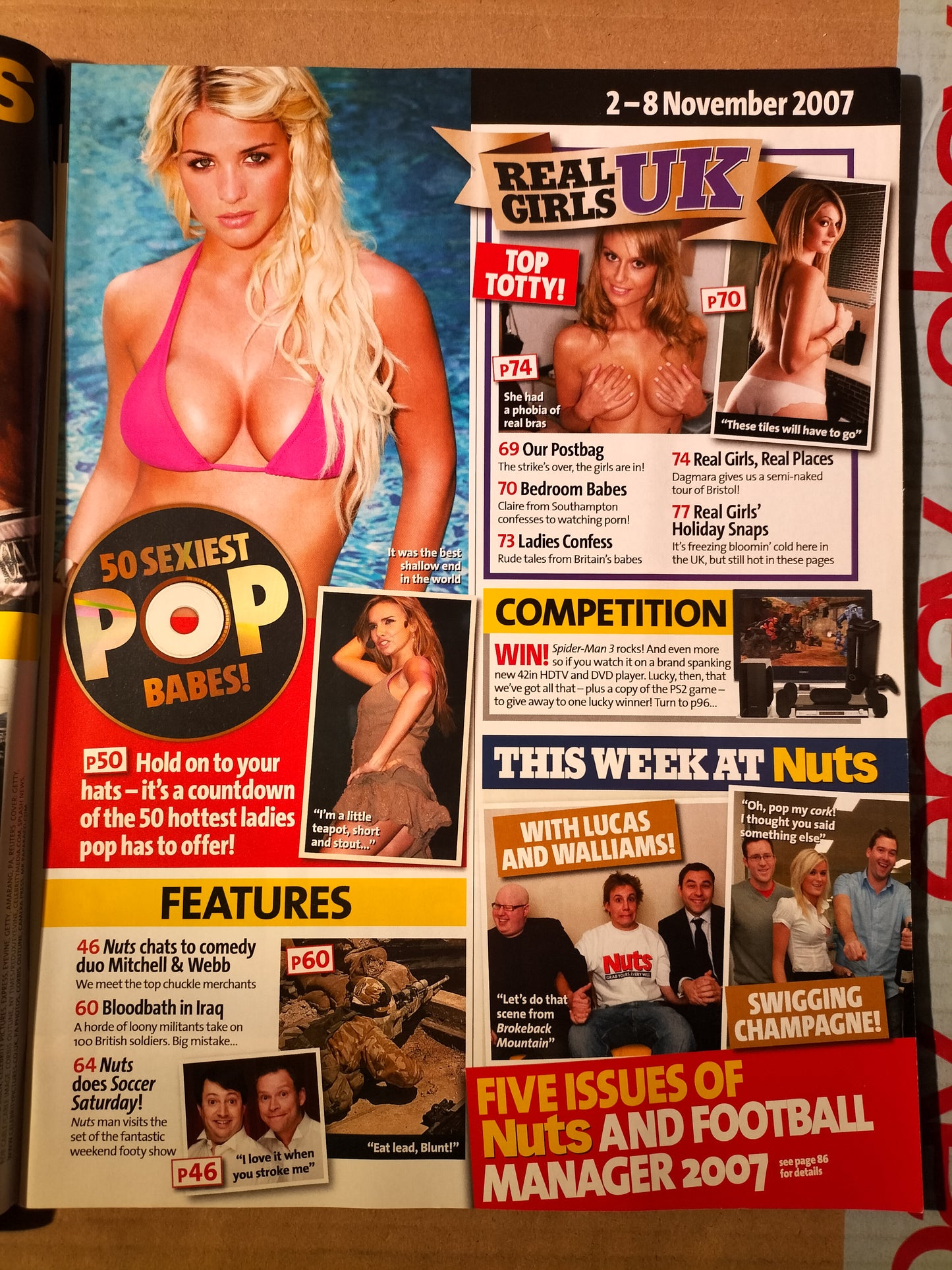 Nuts 2-8 November 2007 (546)(Rare) Jennifer Ellison Dannii Minogue Amerie