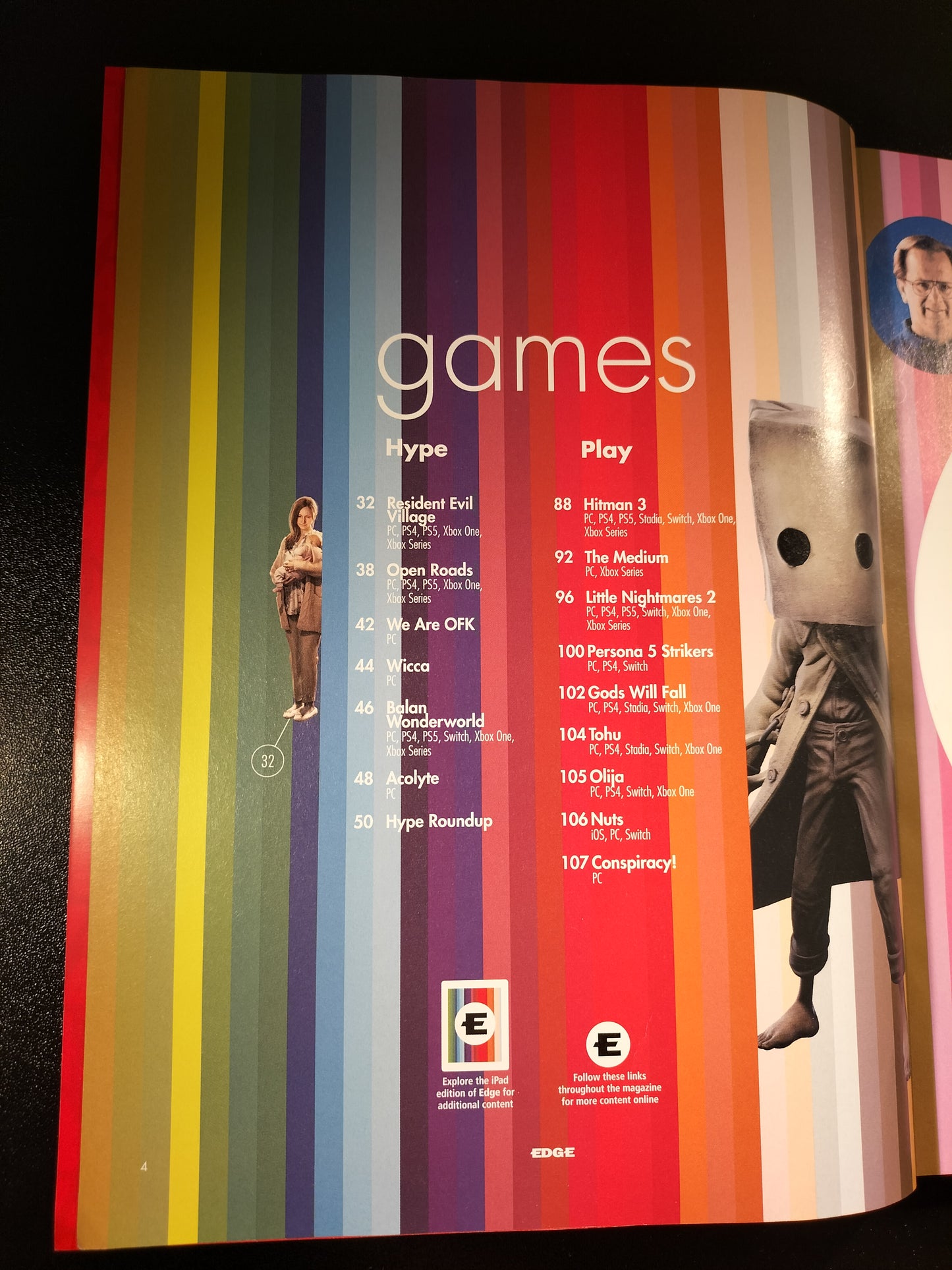 Edge Magazine April 2021 #356 Subscriber (595) Left for Dead hitman 3 Tohu Olija
