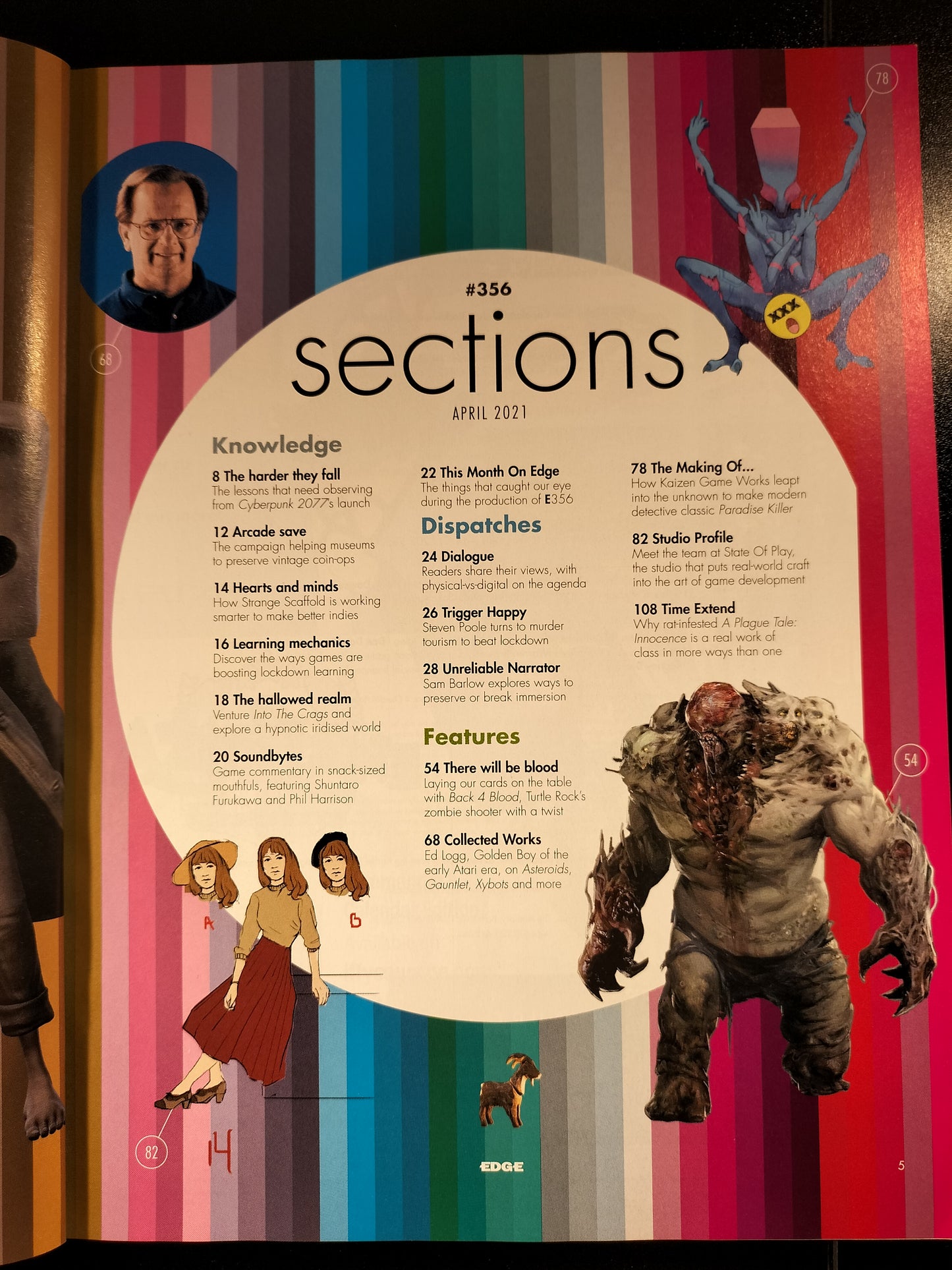 Edge Magazine April 2021 #356 Subscriber (595) Left for Dead hitman 3 Tohu Olija