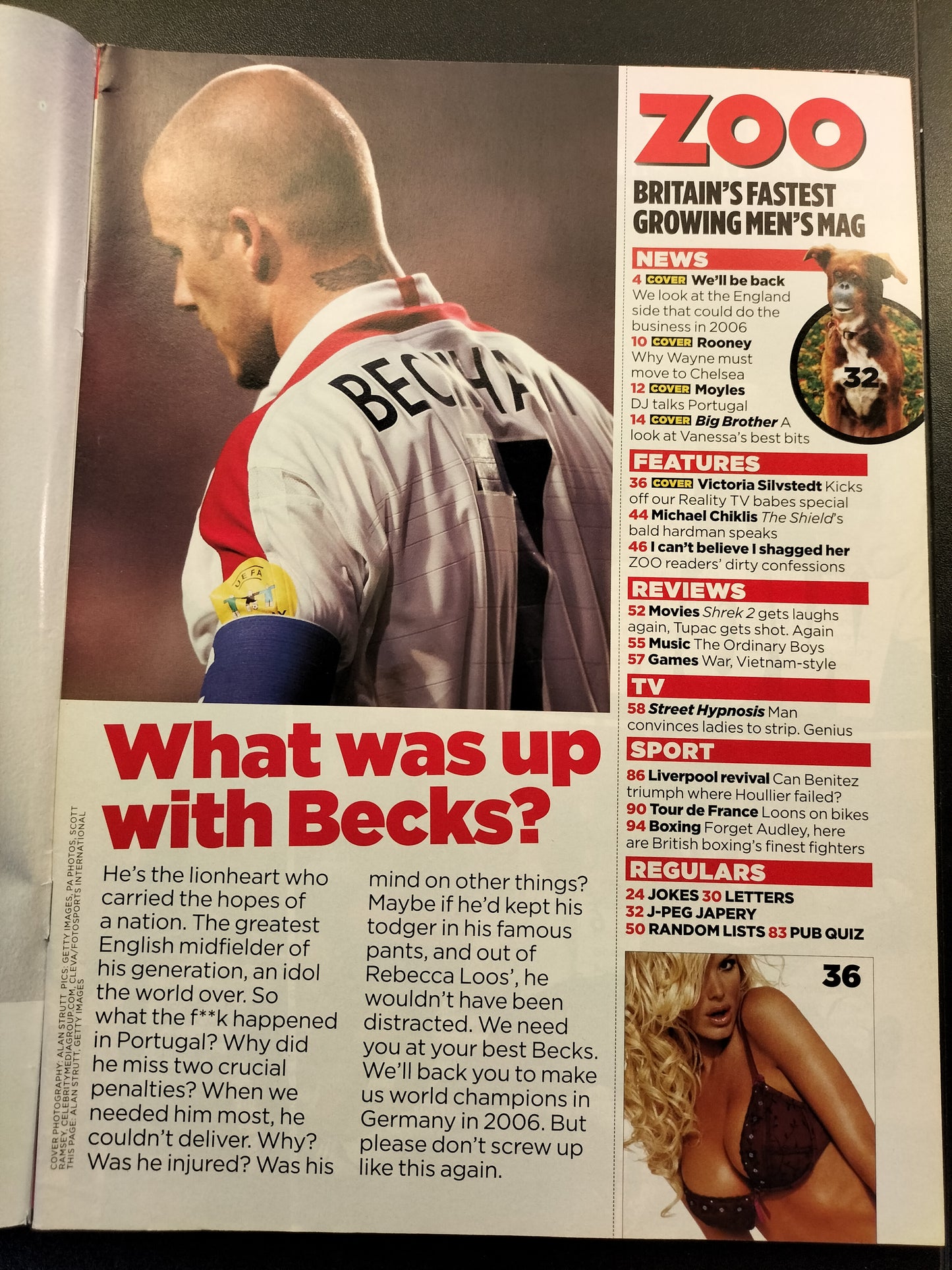 Zoo Magazine 2-8 July 2004 (621) Jennifer Ellison Victoria Silvstedt