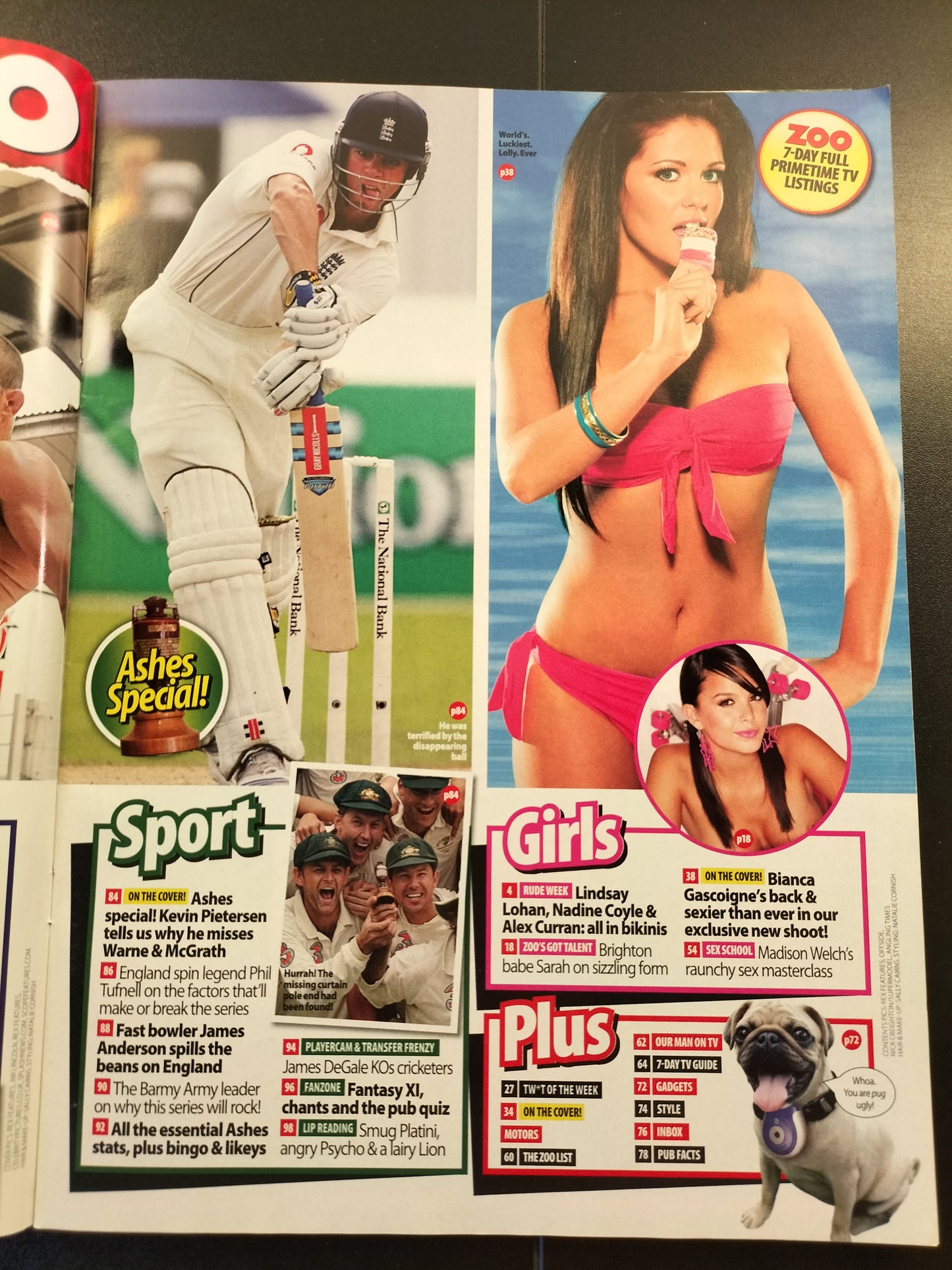 Zoo Magazine 10-16 July 2009 (624) Bianca Gascoigne Imogen Susannah Cheryl Holly