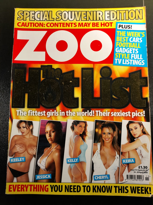 Zoo Magazine 14-20 April 2006 (631) Adriana Lima POSTER Keeley Kelly Keira Jessica