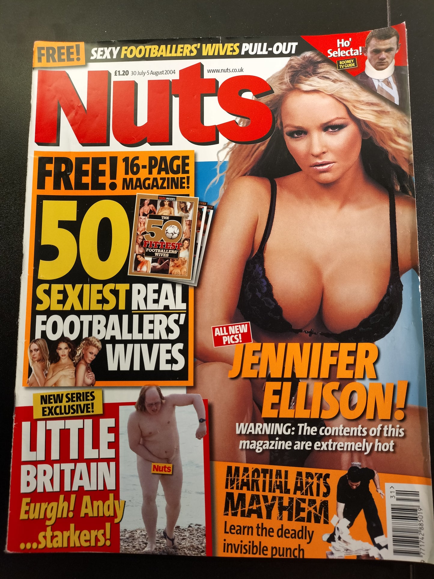 Nuts 30 July 5 August 2004 (638)(Rare) Jennifer Ellison Louise Redknapp
