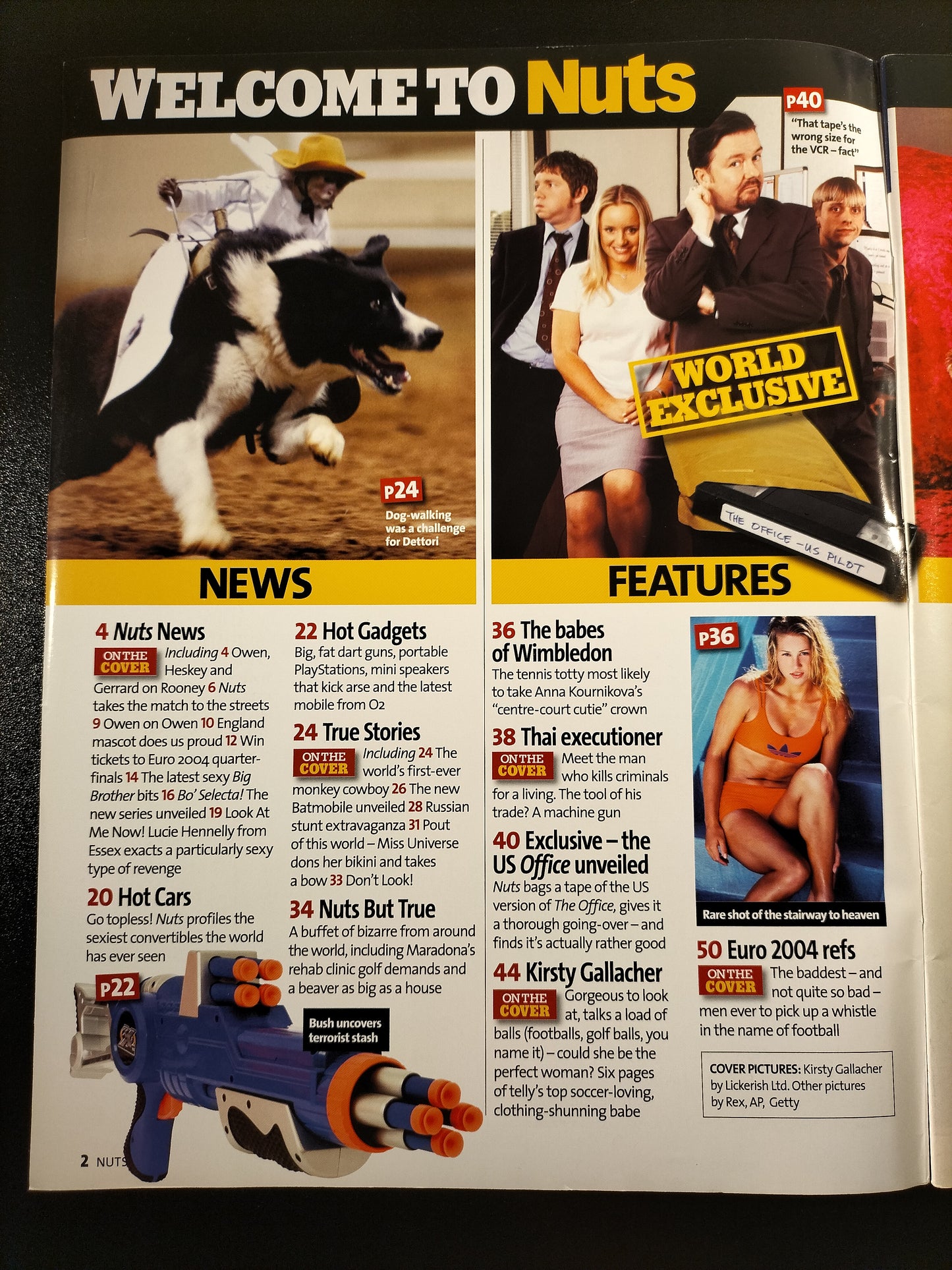 Nuts 18-24 June 2004 (639) Kirsty Gallacher Wimbledon Babes