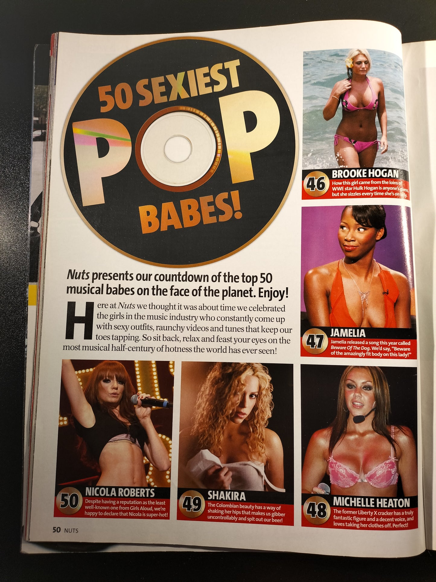 Nuts 2-8 November 2007 (640) 50 Babes Lily Danni Cheryl J-Lo Nicole Jennifer Ellison