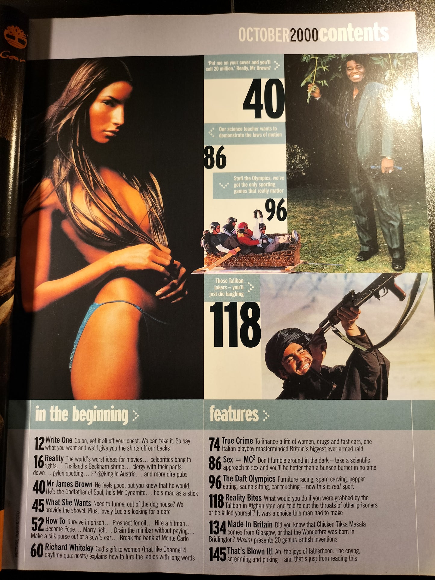 Maxim Magazine October 2000 No.66 (Rare)(666) Halle Berry Rebecca Romijn Famke