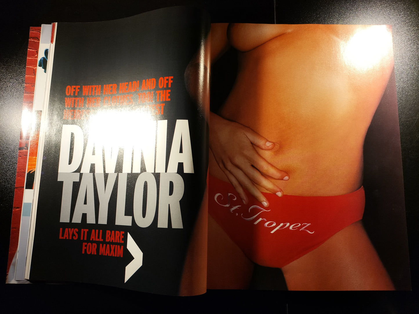 Maxim Magazine December 2000 (666) Davinia Taylor Coyote Ugly