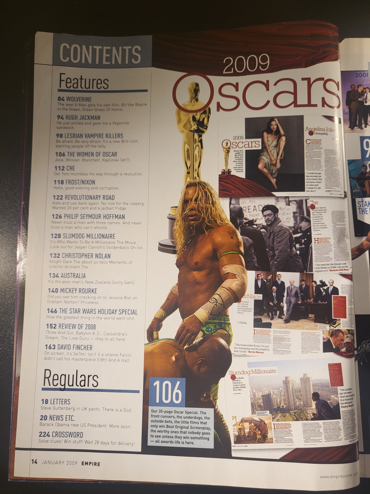 Empire Film Magazine Jan 2009 (669) Wolverine Johnny Depp Christian Bale