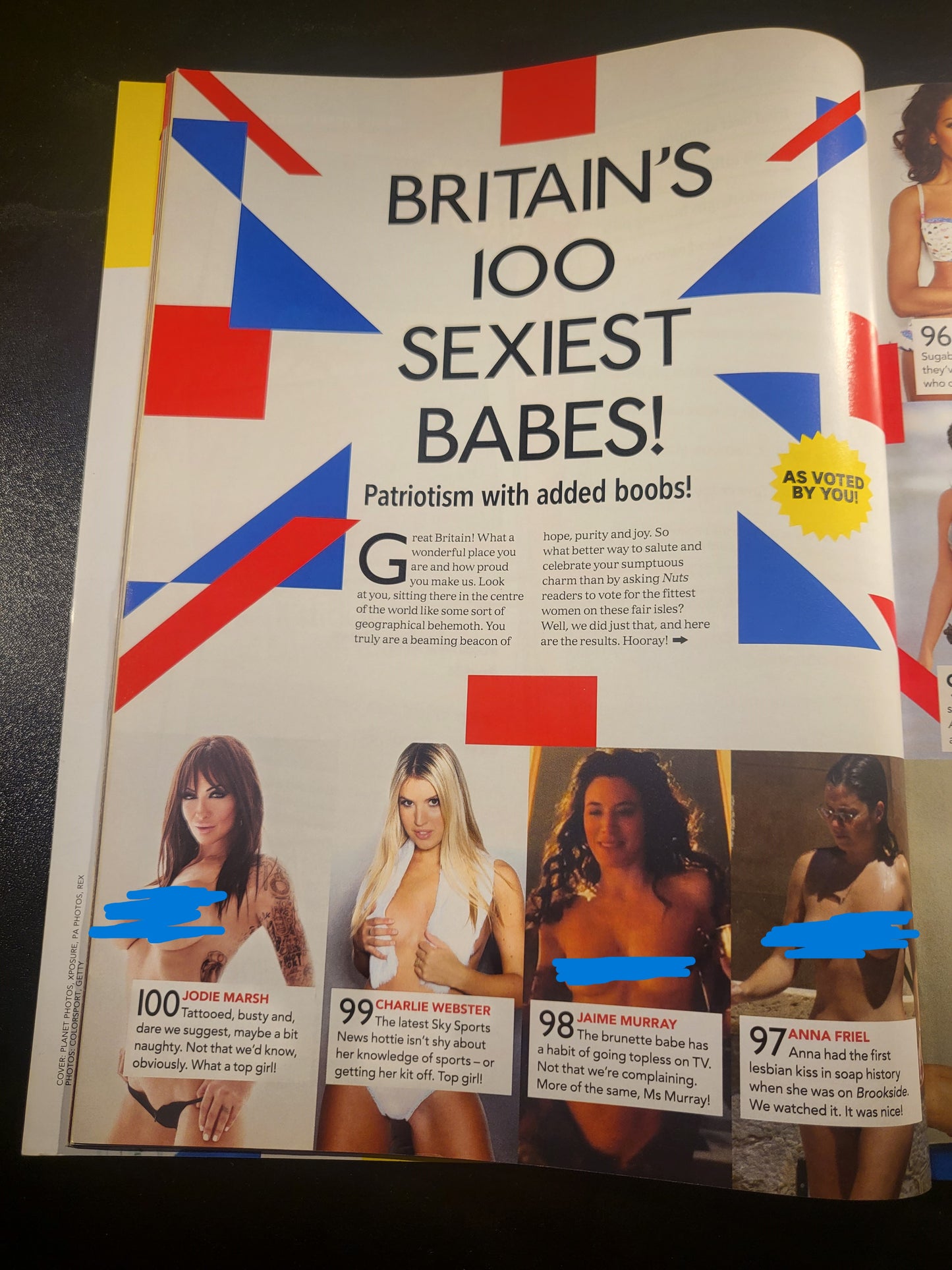 Nuts 4 10 March 2011 (673) Keeley Hazell Rosie Jones Jessica-JaneAnna Friel Jod