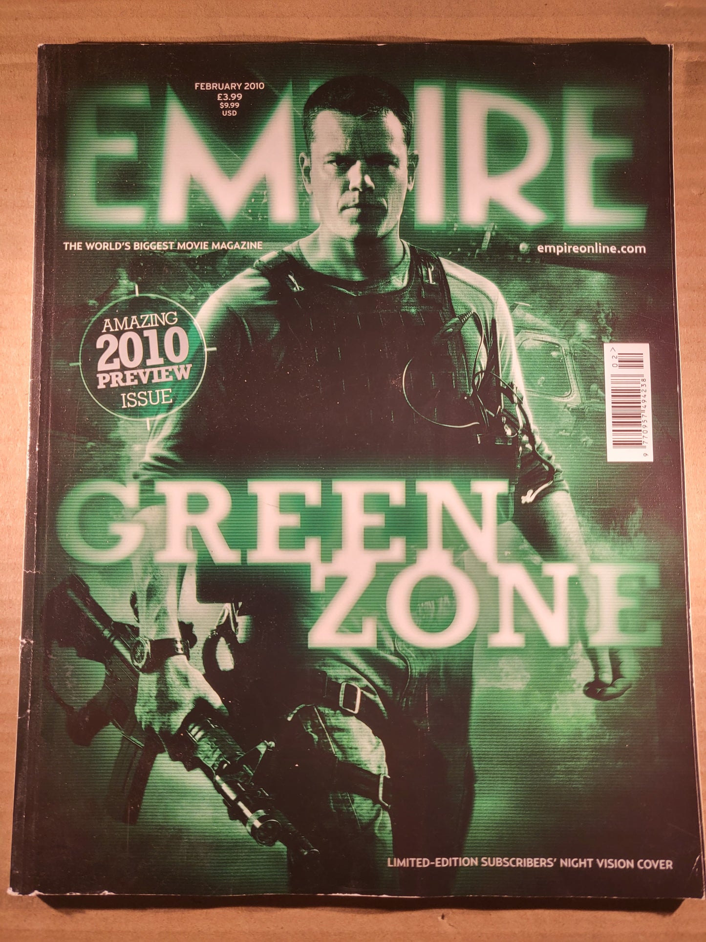 Empire Film Magazine Feb 2010 (685) Green Zone Matt Damon Alice In Wonderland