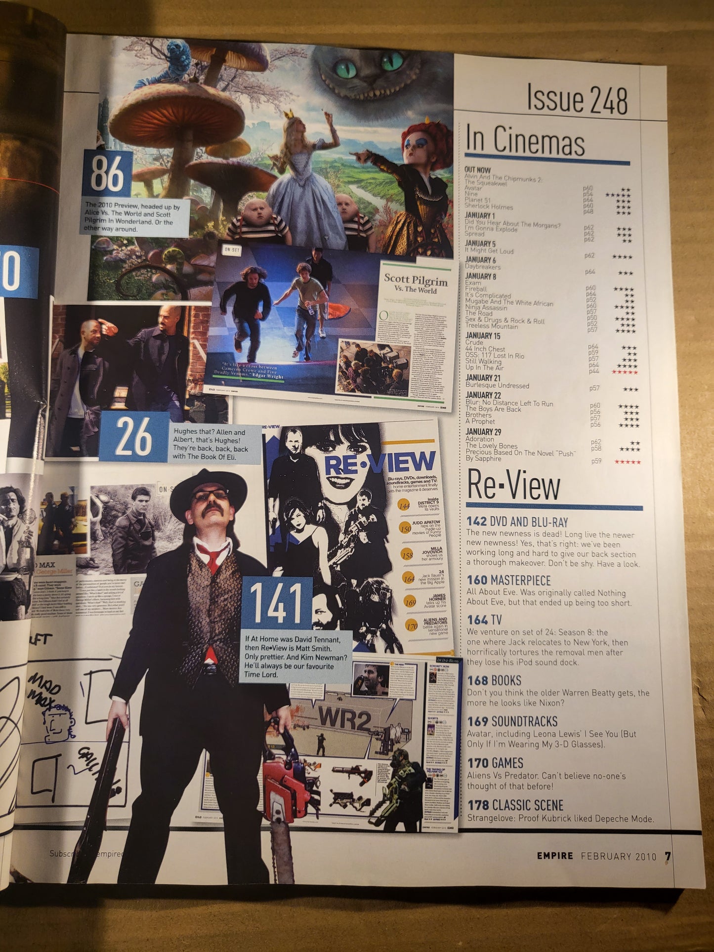 Empire Film Magazine Feb 2010 (685) Green Zone Matt Damon Alice In Wonderland