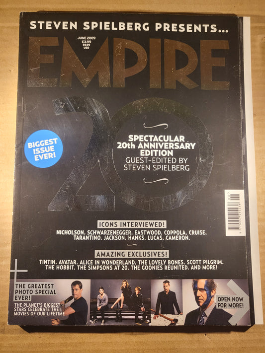 Empire Film Magazine June 2009 (685) 20th Anniversary Edition Steven Spielberg