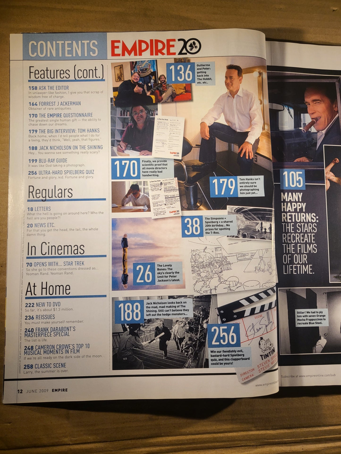 Empire Film Magazine June 2009 (685) 20th Anniversary Edition Steven Spielberg
