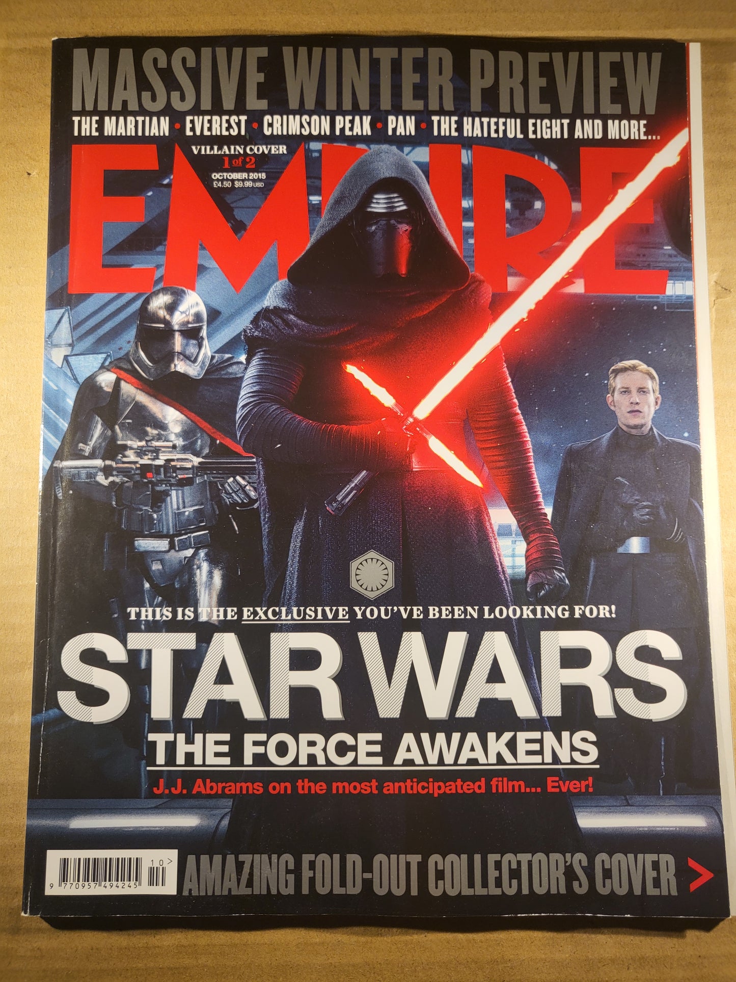 Empire Film Magazine October 2015 (685) Star Wars Force Awakens J.J Abrams