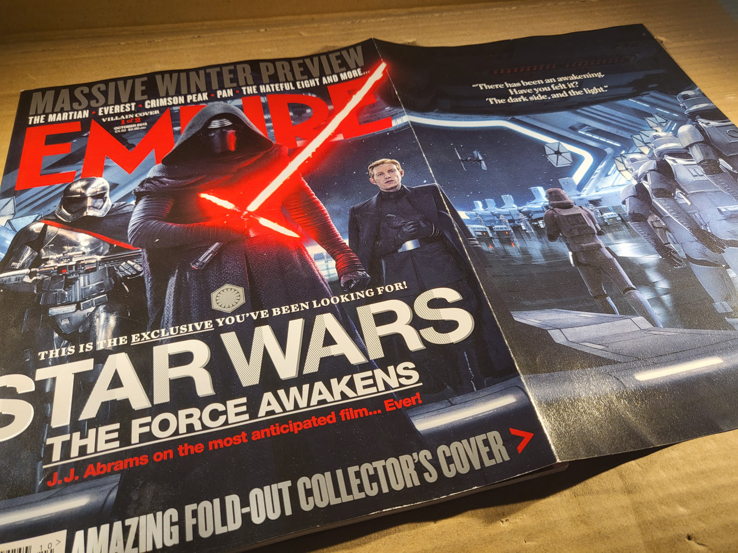 Empire Film Magazine October 2015 (685) Star Wars Force Awakens J.J Abrams
