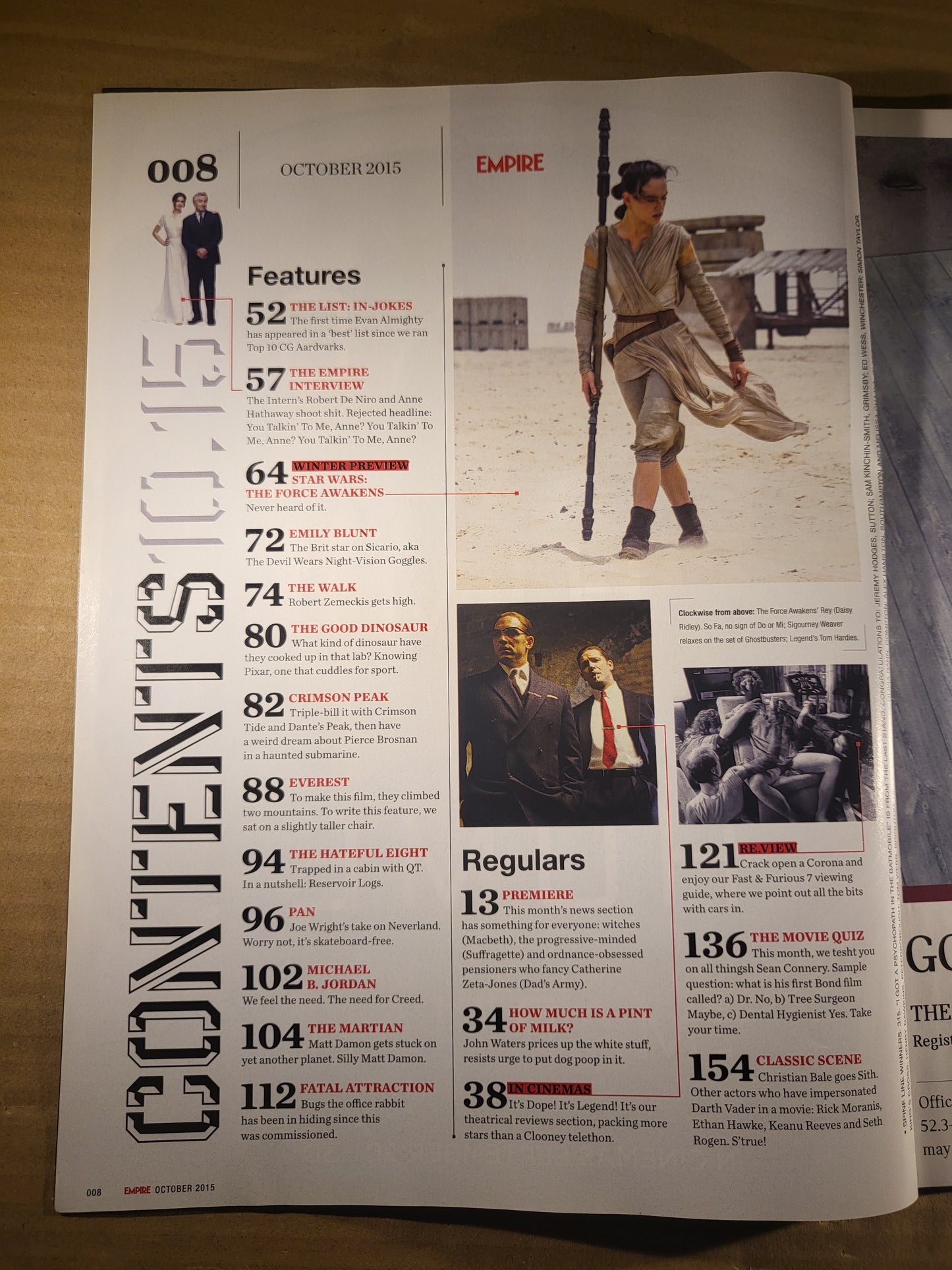 Empire Film Magazine October 2015 (685) Star Wars Force Awakens J.J Abrams