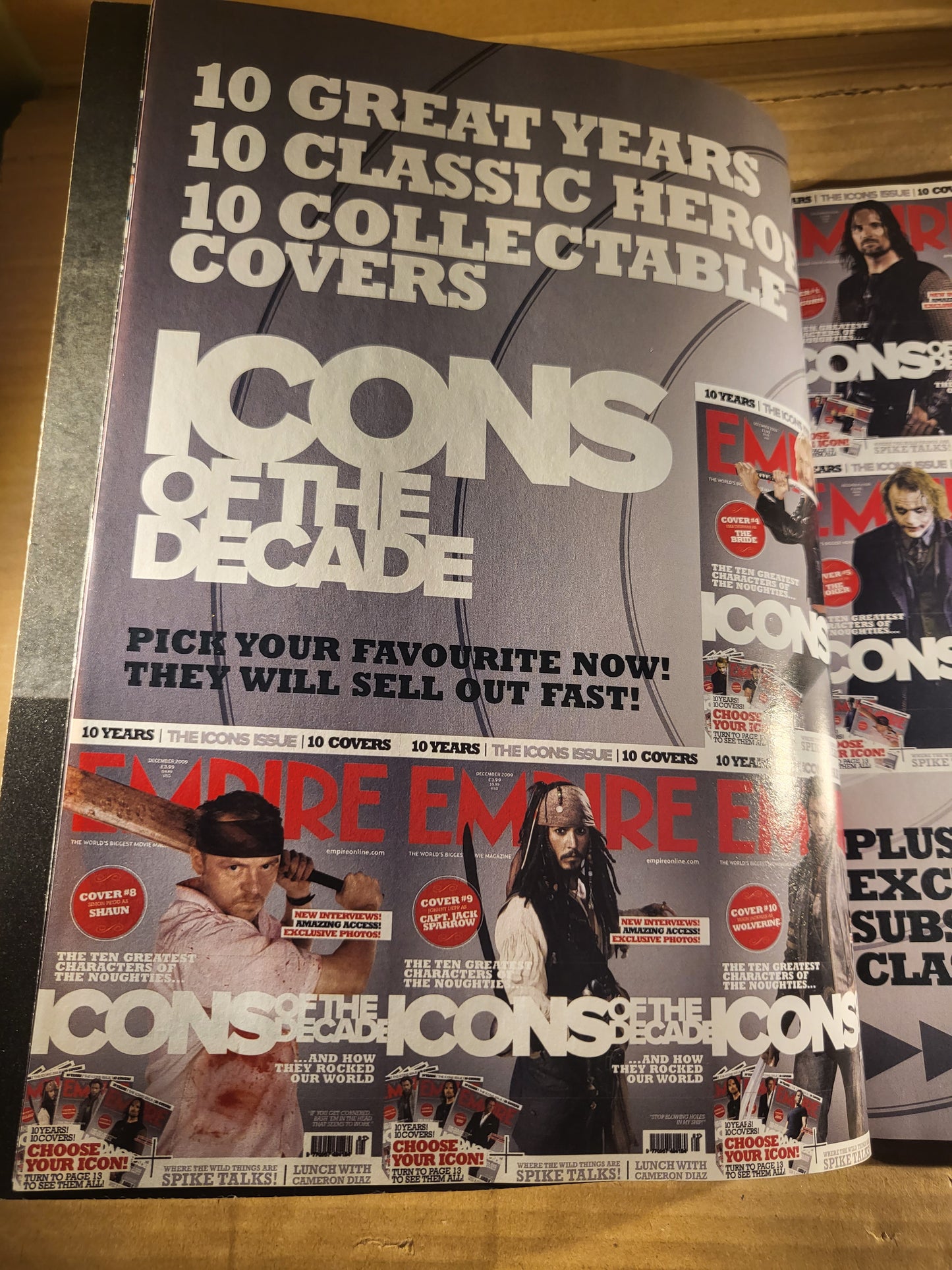 Empire Film Magazine December 2009 (685) Icons Of The Decade Johnny Depp James