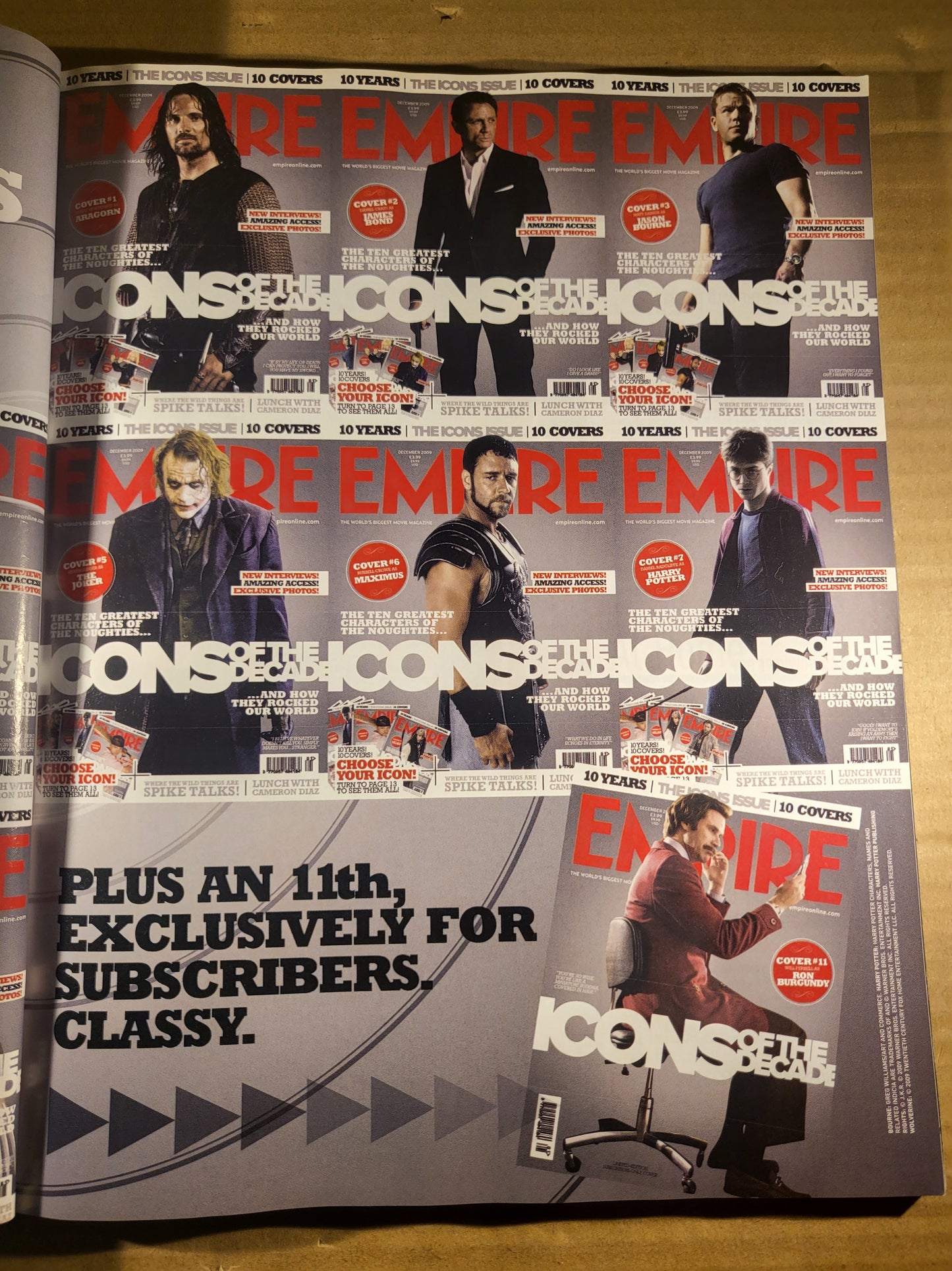 Empire Film Magazine December 2009 (685) Icons Of The Decade Johnny Depp James