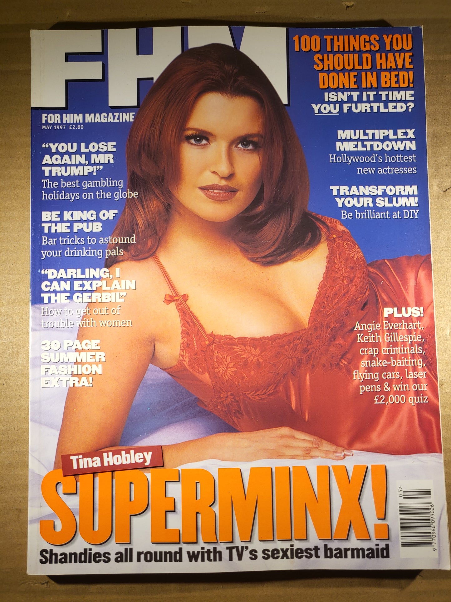FHM Magazine May 1997 (701) Tina Hobley Chrissie Holy City Angie Everhart