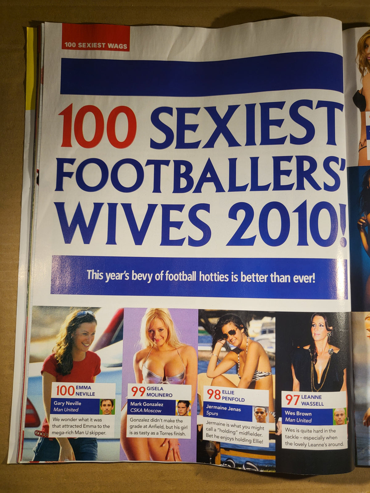 Nuts Magazine 16-22 April 2010 Lindsey Strutt Footballers Wives SKU 1555