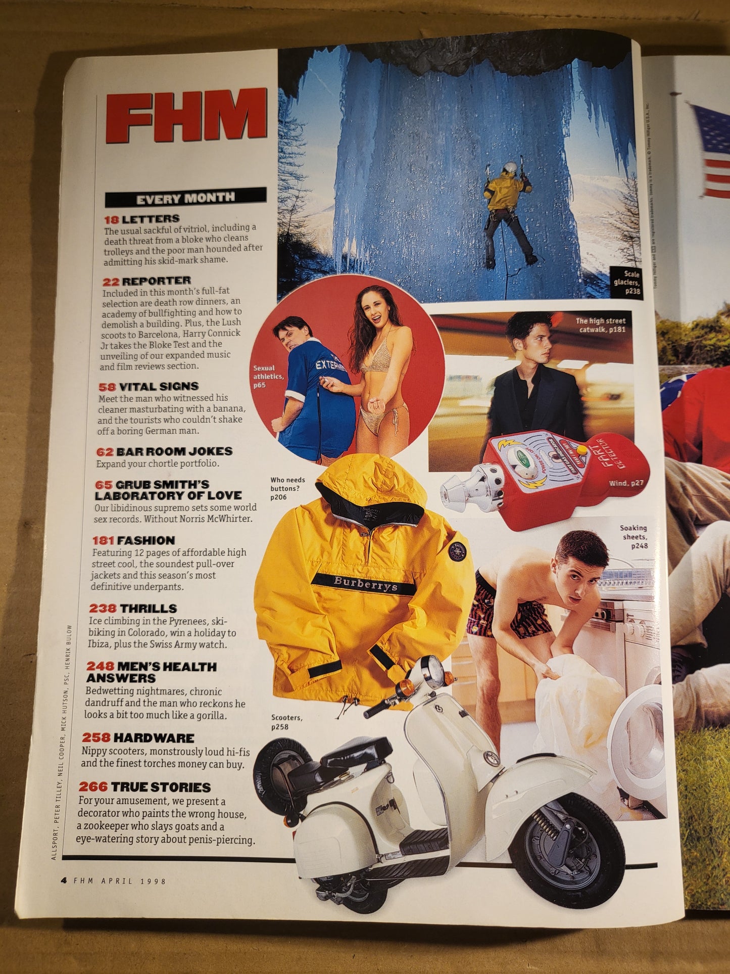 FHM Magazine April 1998 (714) Jenny McCarthy Yasmin Le Bon Christa Miller