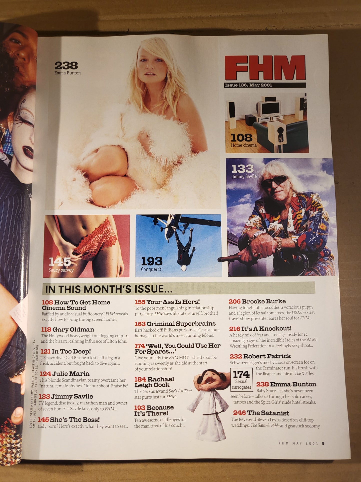 FHM Magazine May 2001 (715) Emma Bunton Rachel Leigh Cook Brooke Burke