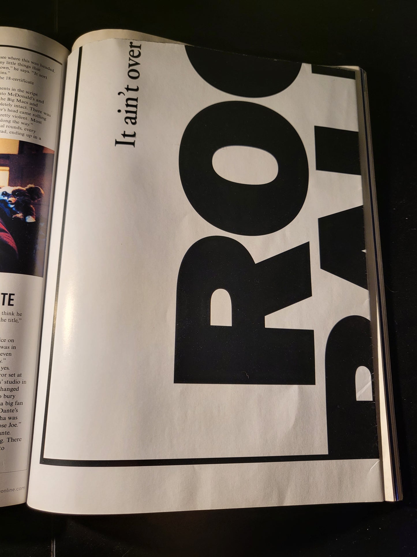 Empire Film Magazine January 2007 (731) Rocky Balboa Poster Spider Man Gibson