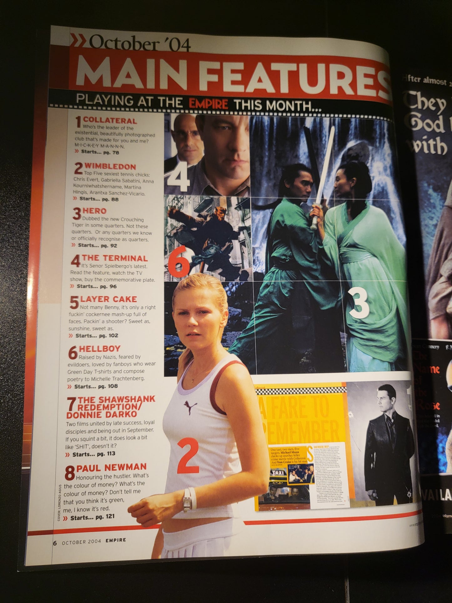 Empire Film Magazine October 2004 (731) Collateral Tom Cruise Paul Newman Donnie