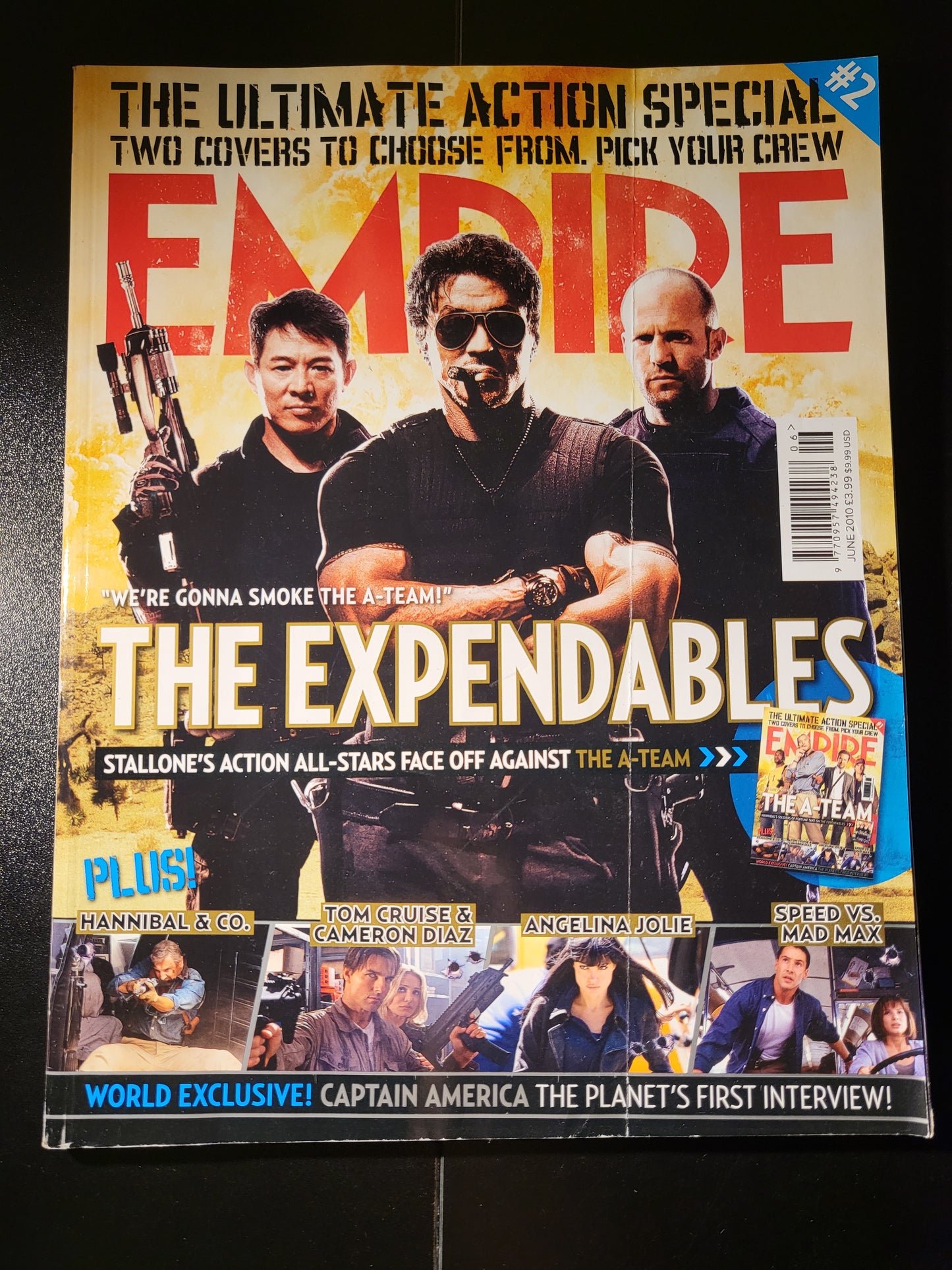 Empire Film Magazine June 2010 (731) Expendables A-Team Stallone Hannibal