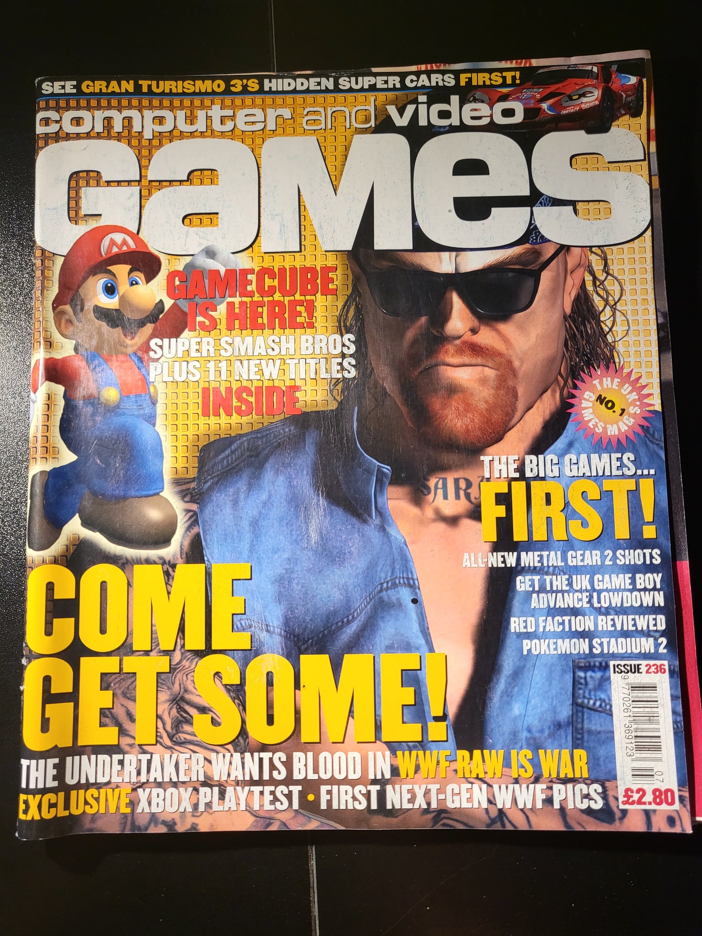 Computer and Video Games Magazine July 2001 (732) WWF Raw Metal Gear 2 Pokemon