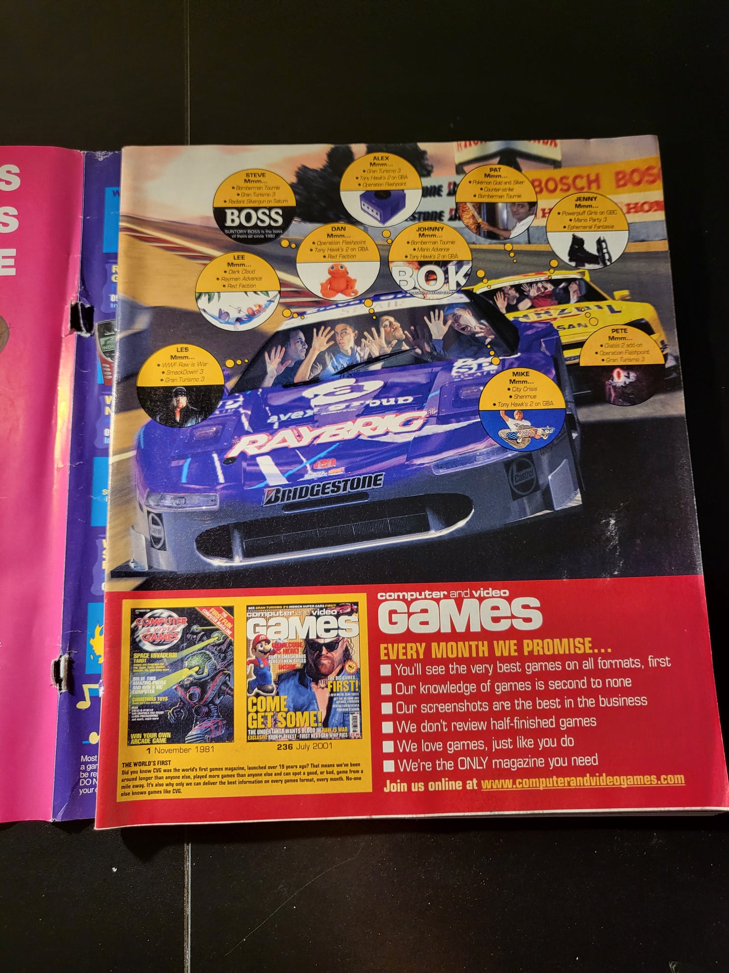 Computer and Video Games Magazine July 2001 (732) WWF Raw Metal Gear 2 Pokemon