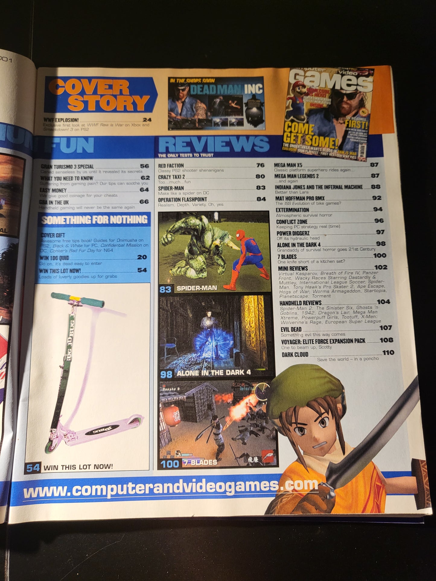 Computer and Video Games Magazine July 2001 (732) WWF Raw Metal Gear 2 Pokemon