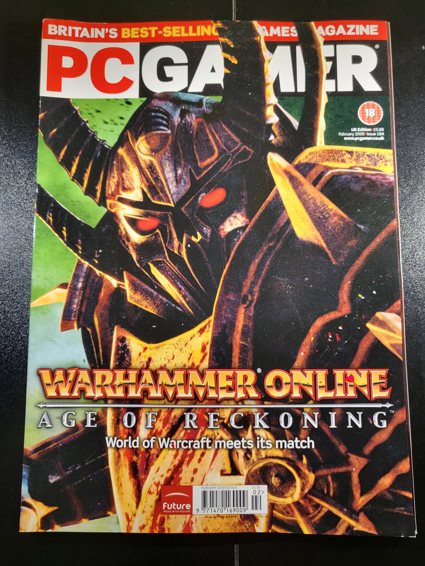 PC GAMER Magazine February 2008 (733) Warhammer Soldier of Fortune SunAge