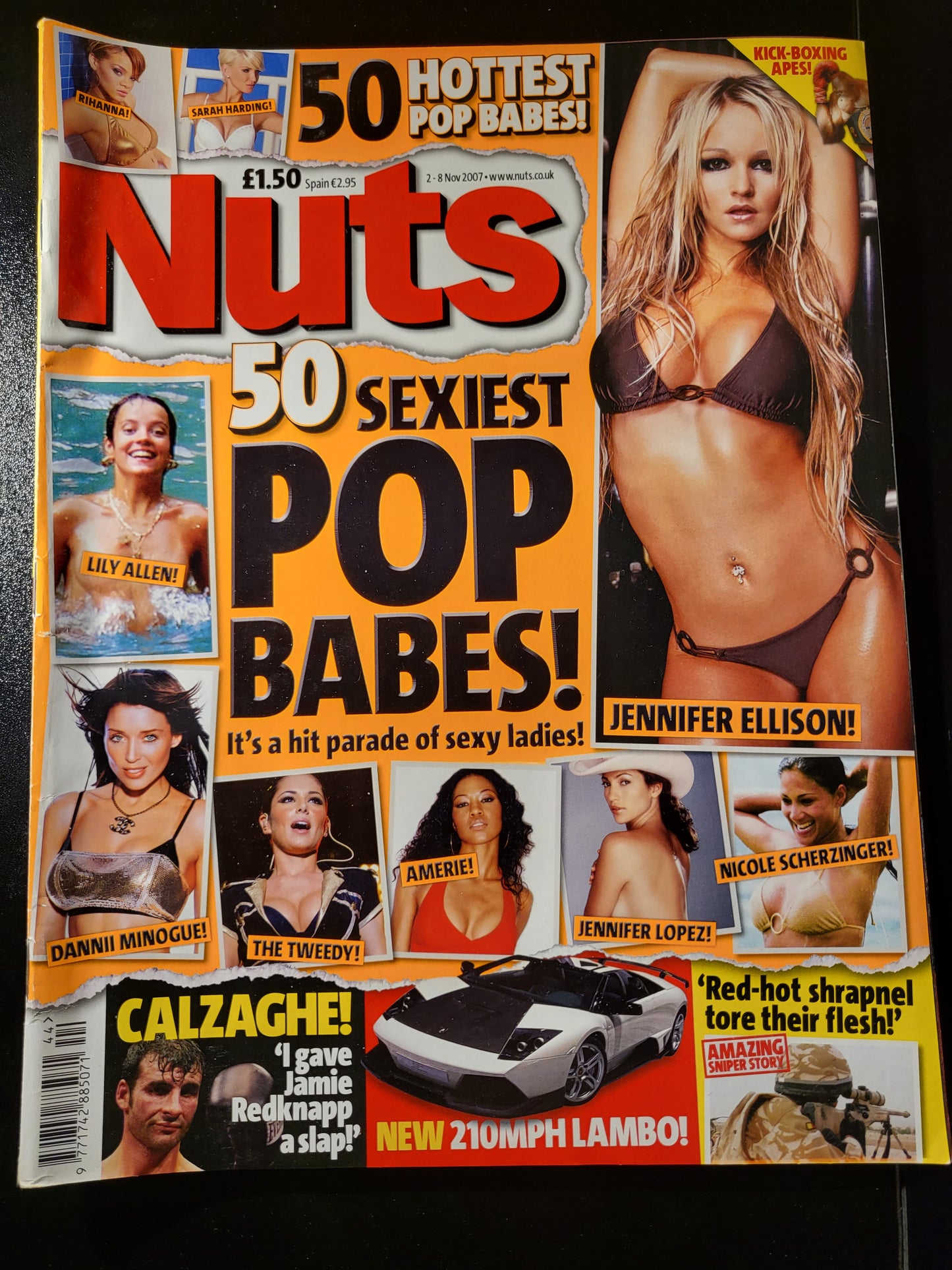Nuts 2-8 November 2007 (734)(Rare) Jennifer Ellison Dannii Minogue Amerie